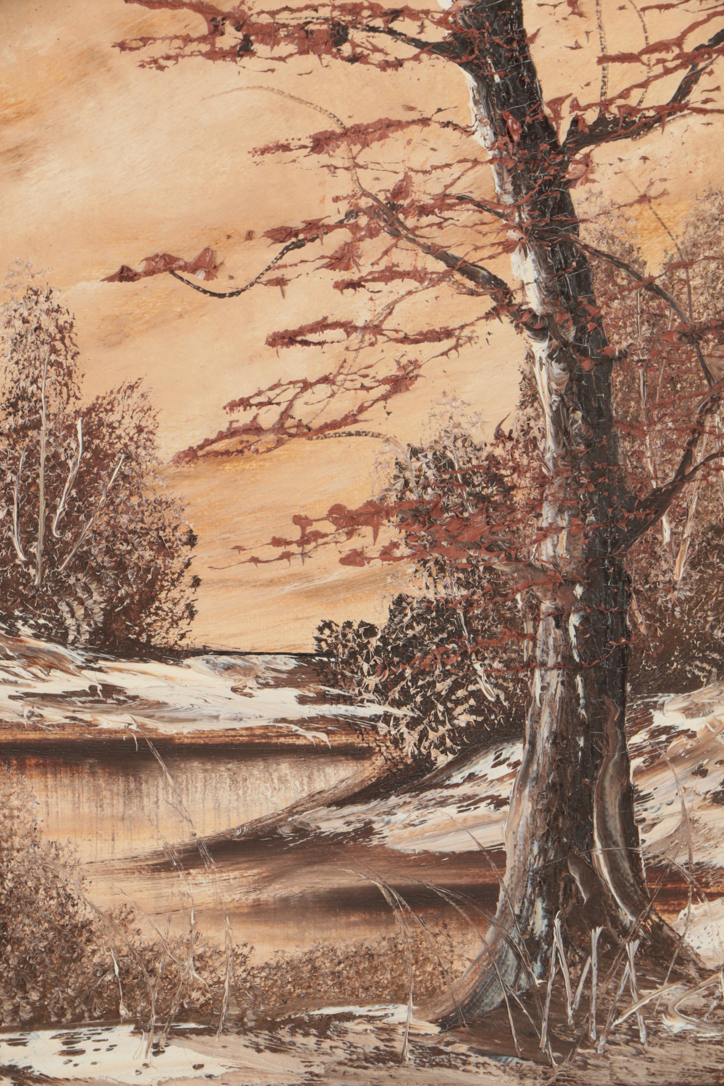 R. A. McIntyre Oil Paintings of Landscapes