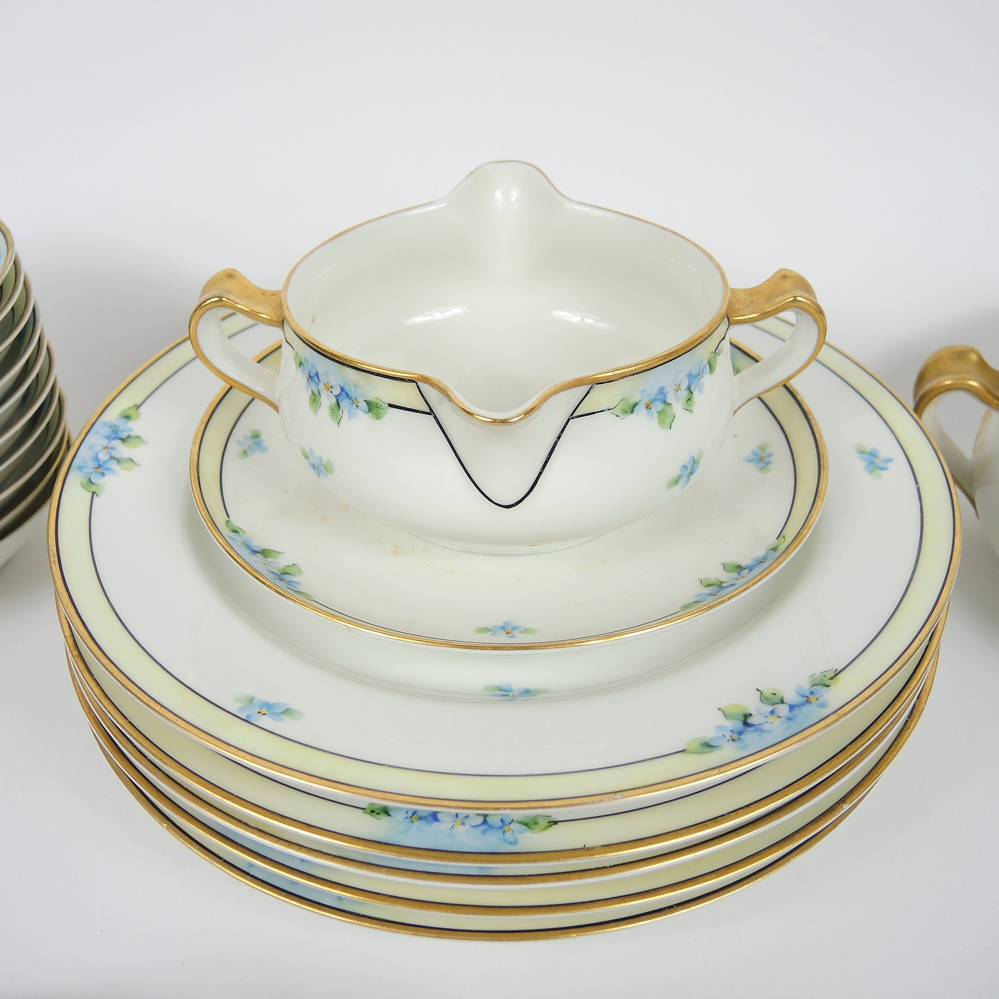 Vintage Haviland Limoges Hand-Painted Dinnerware