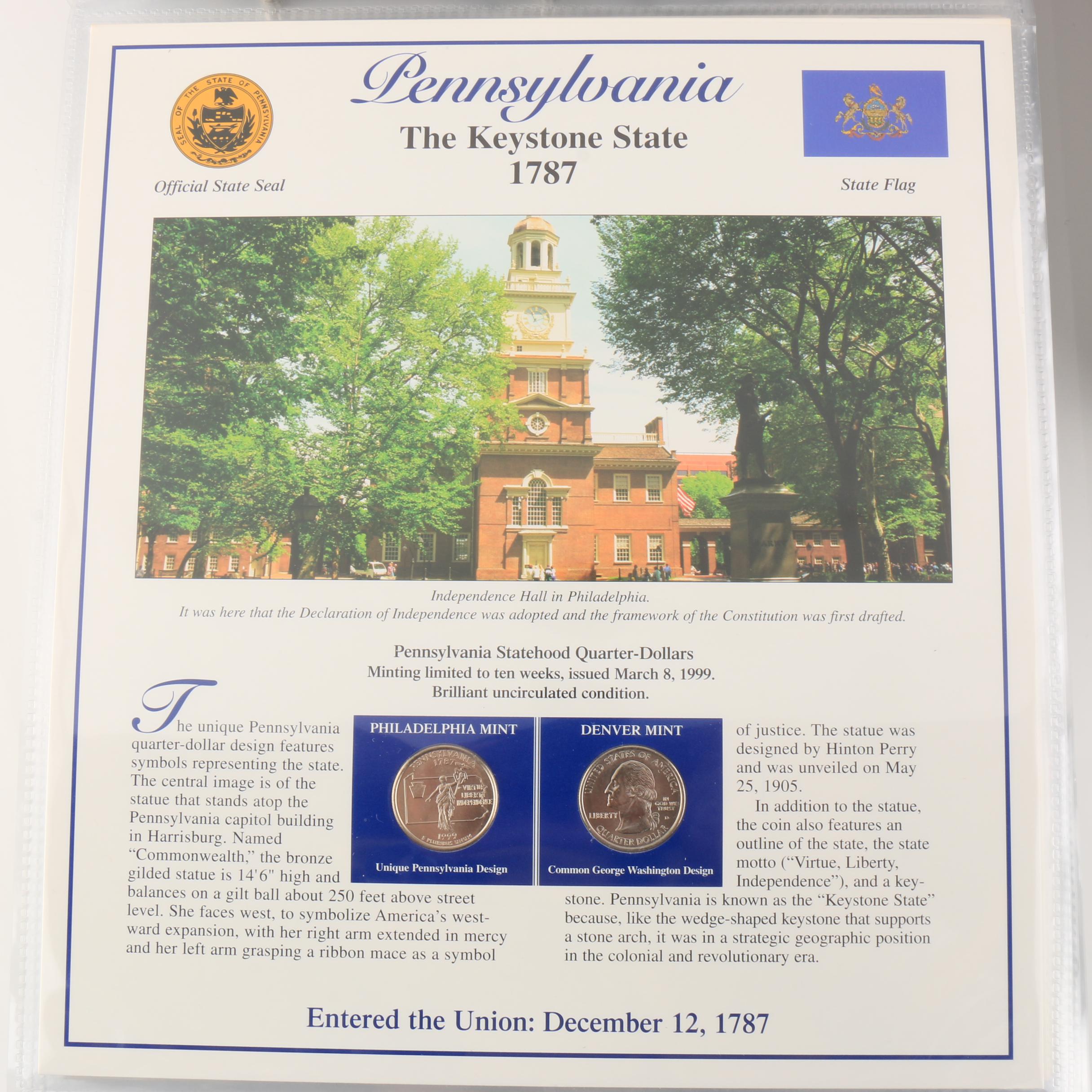"Statehood Quarters Collection" Volumes I and II