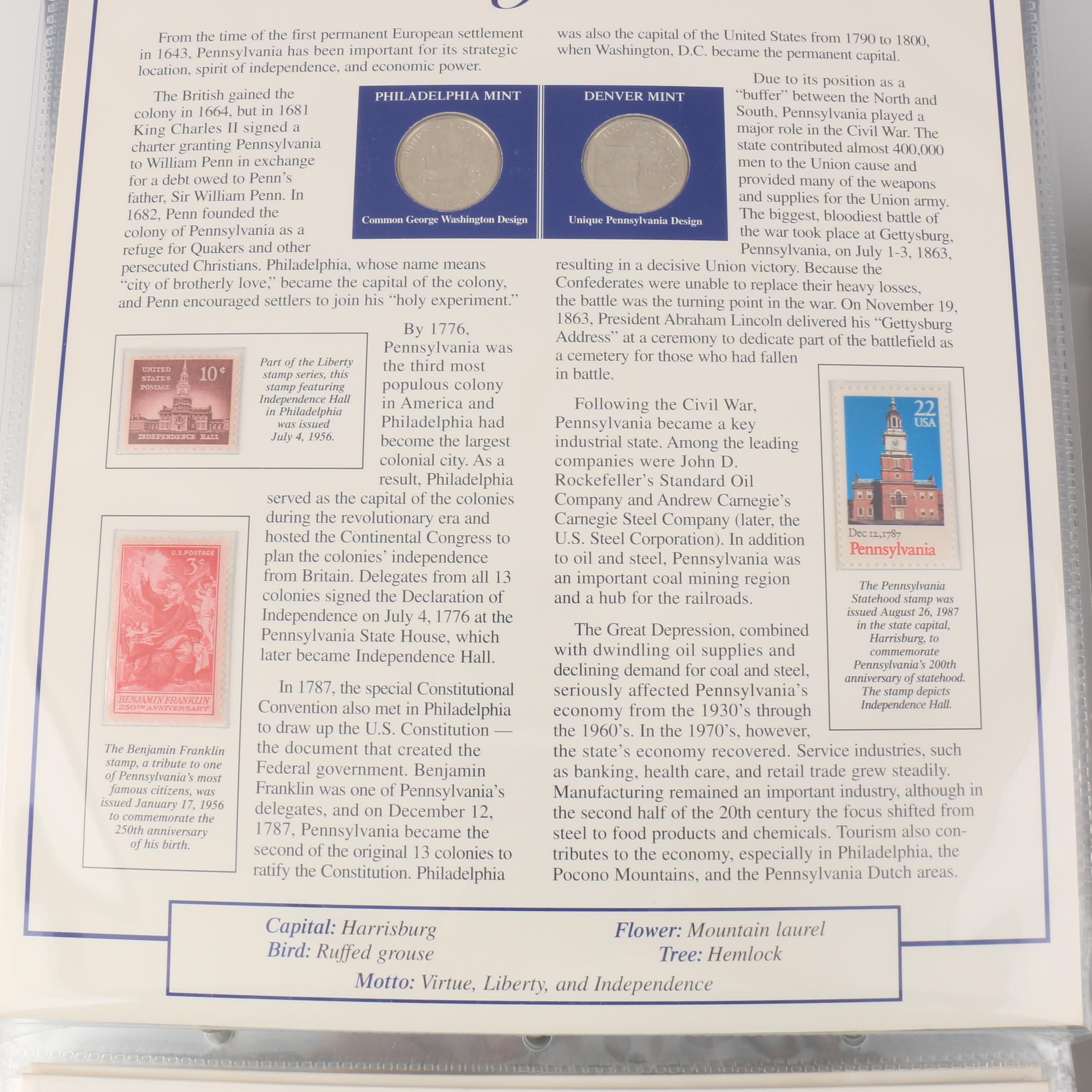 "Statehood Quarters Collection" Volumes I and II