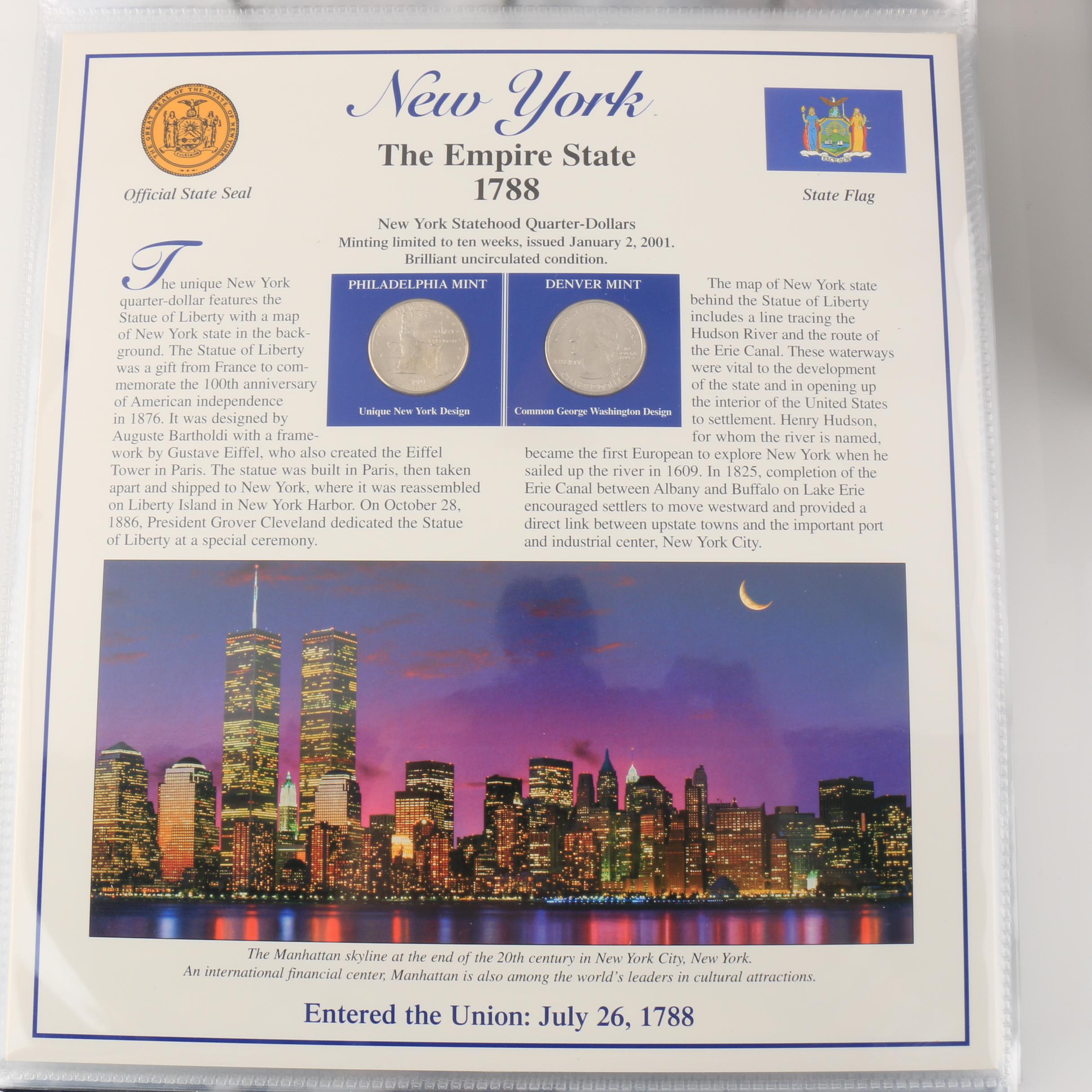 "Statehood Quarters Collection" Volumes I and II