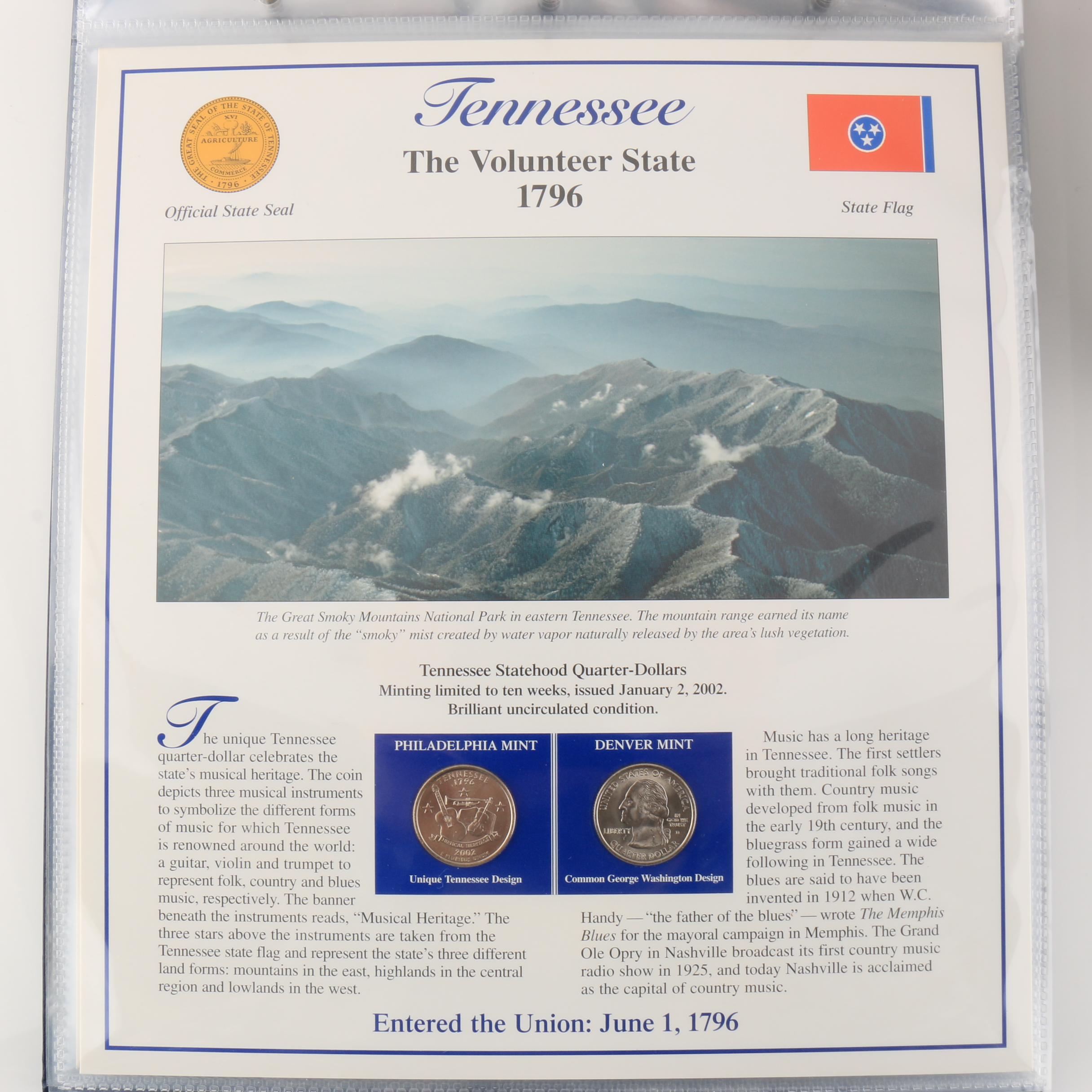 "Statehood Quarters Collection" Volumes I and II