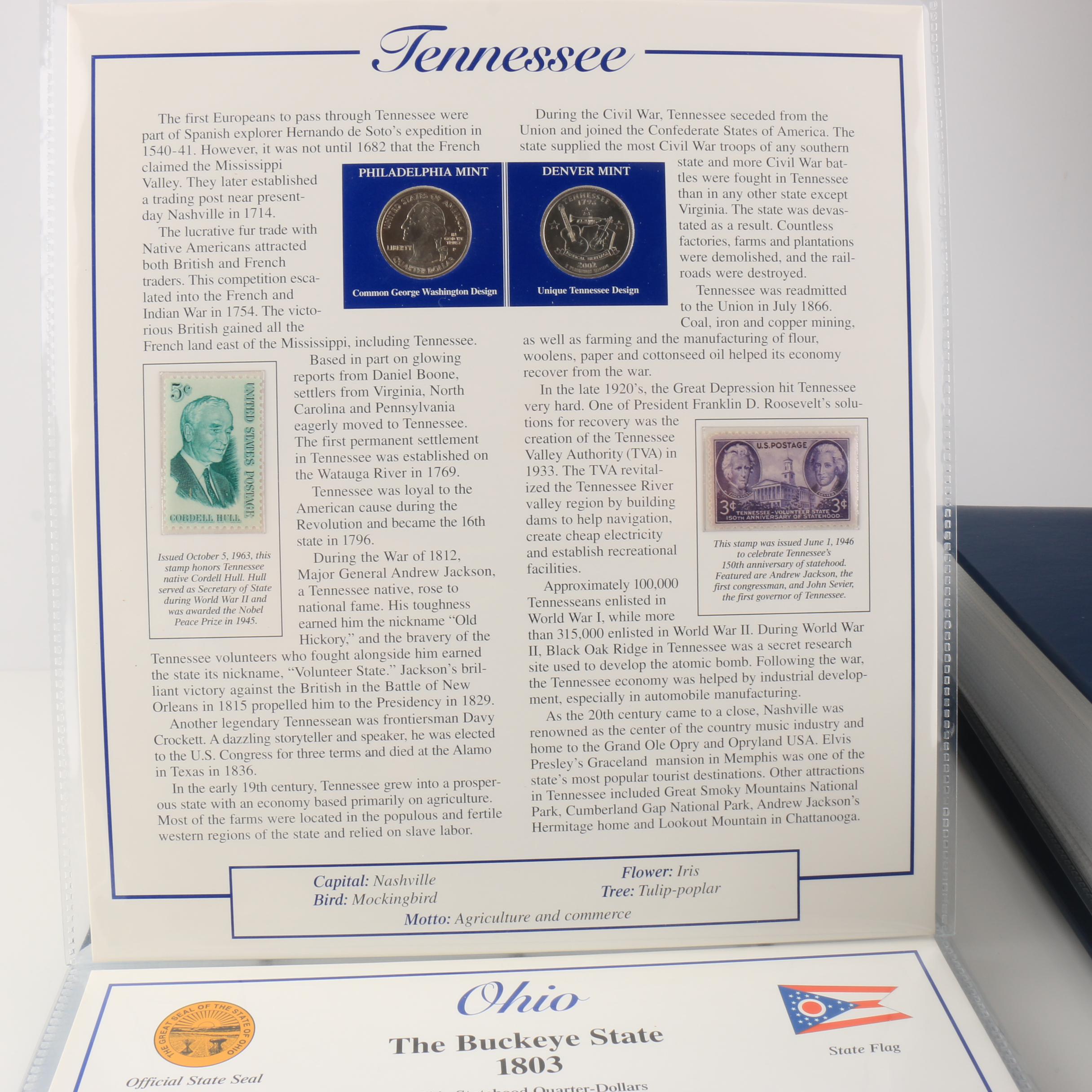 "Statehood Quarters Collection" Volumes I and II