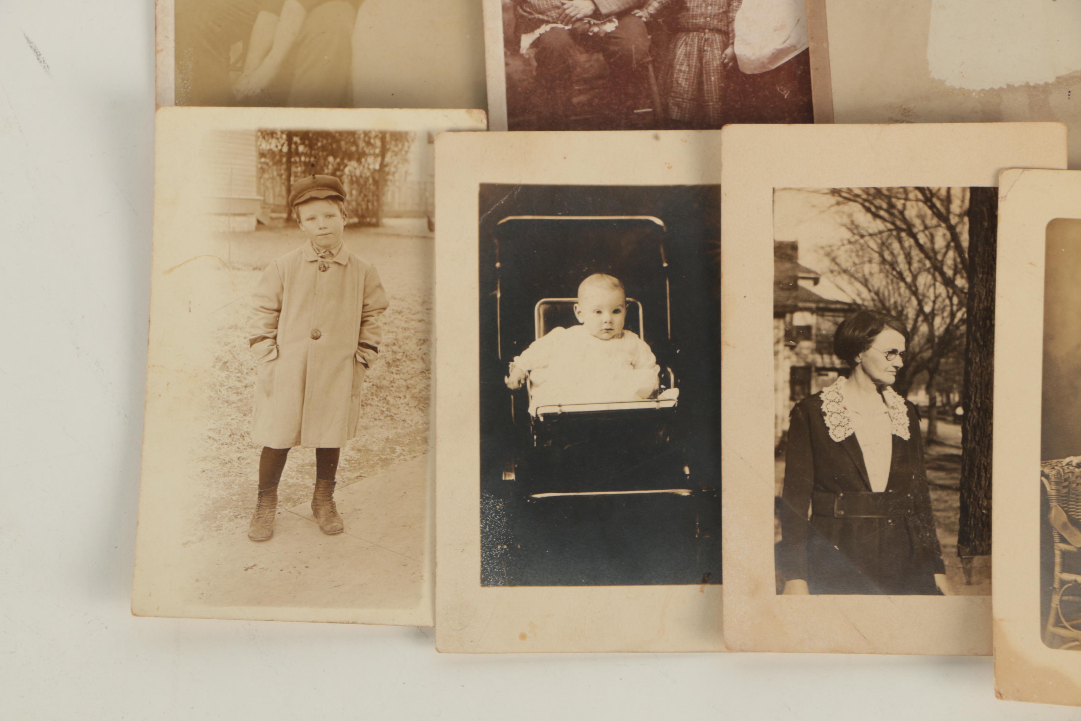 Antique Silver Print Carte de Visite, Cabinet Cards, and Photographs
