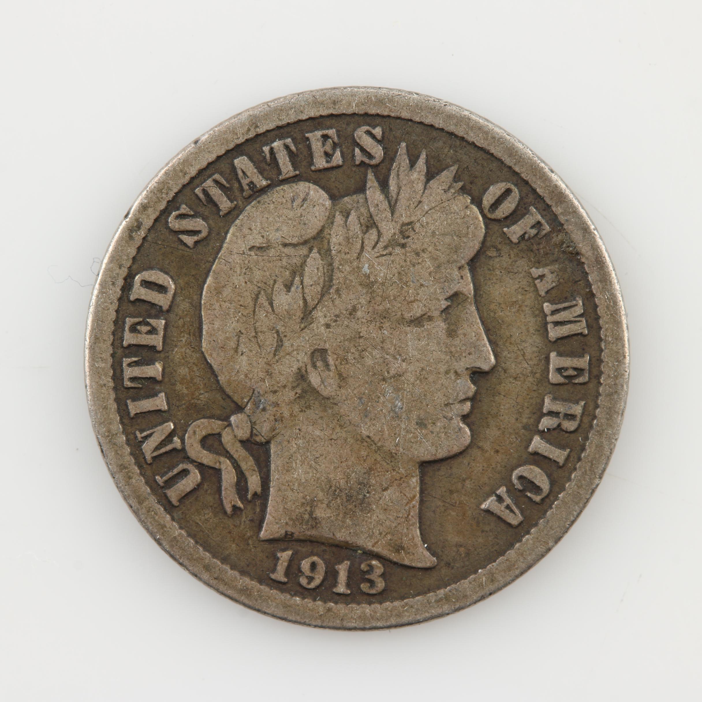 Group of Antique and Vintage U.S. Silver Dimes and Silver Quarters