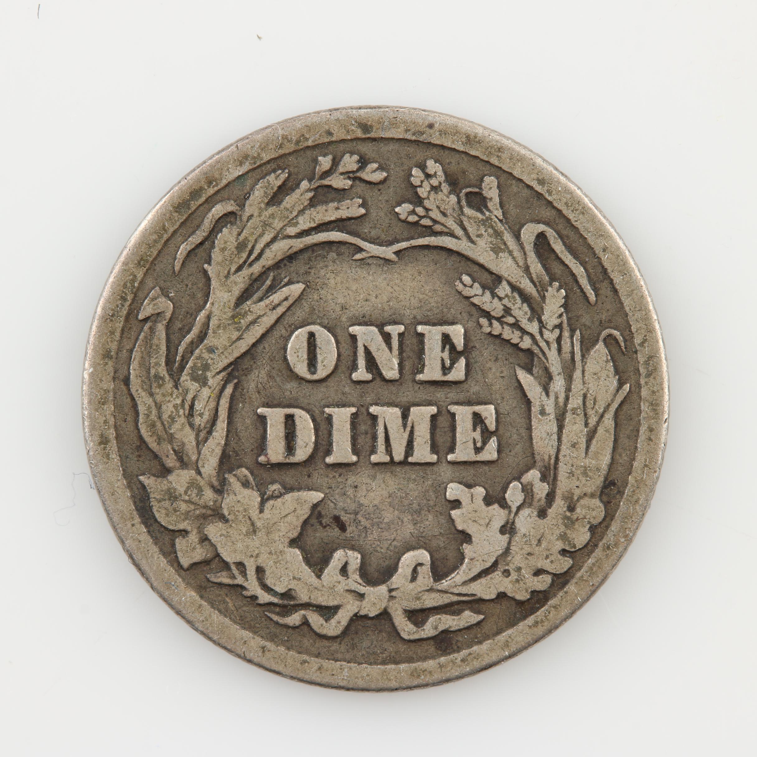 Group of Antique and Vintage U.S. Silver Dimes and Silver Quarters