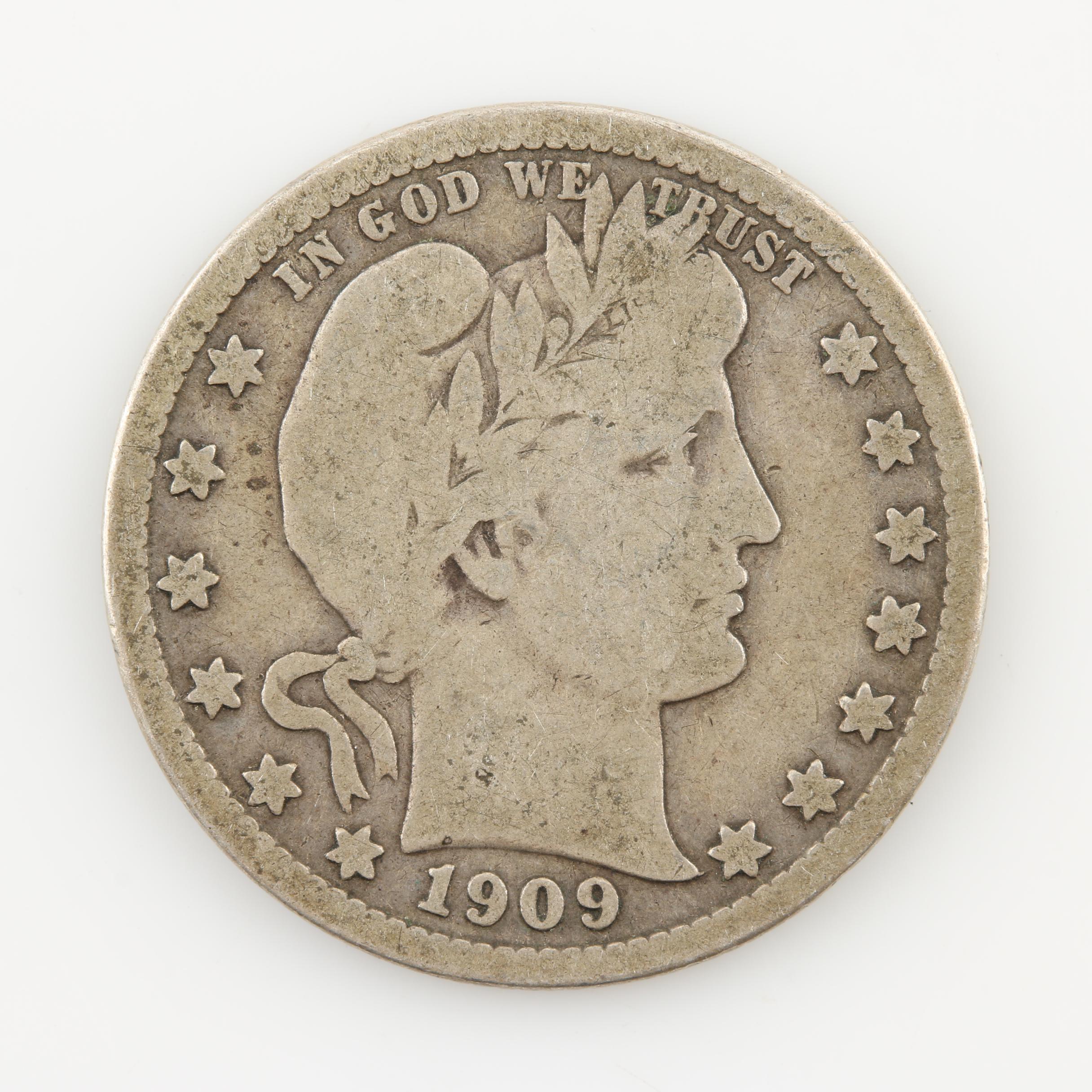 Group of Antique and Vintage U.S. Silver Dimes and Silver Quarters