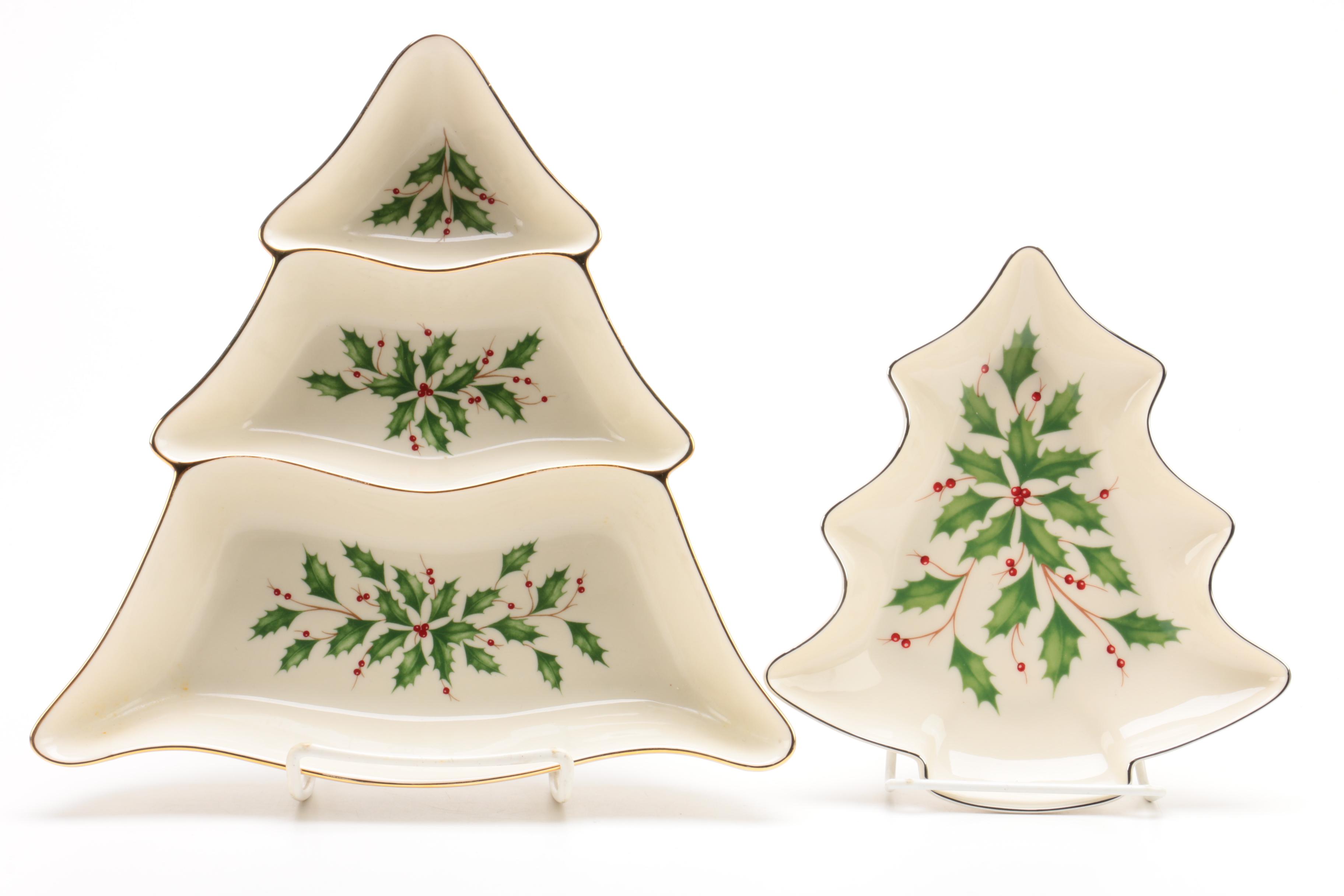 Lenox "Holiday" Porcelain Serveware