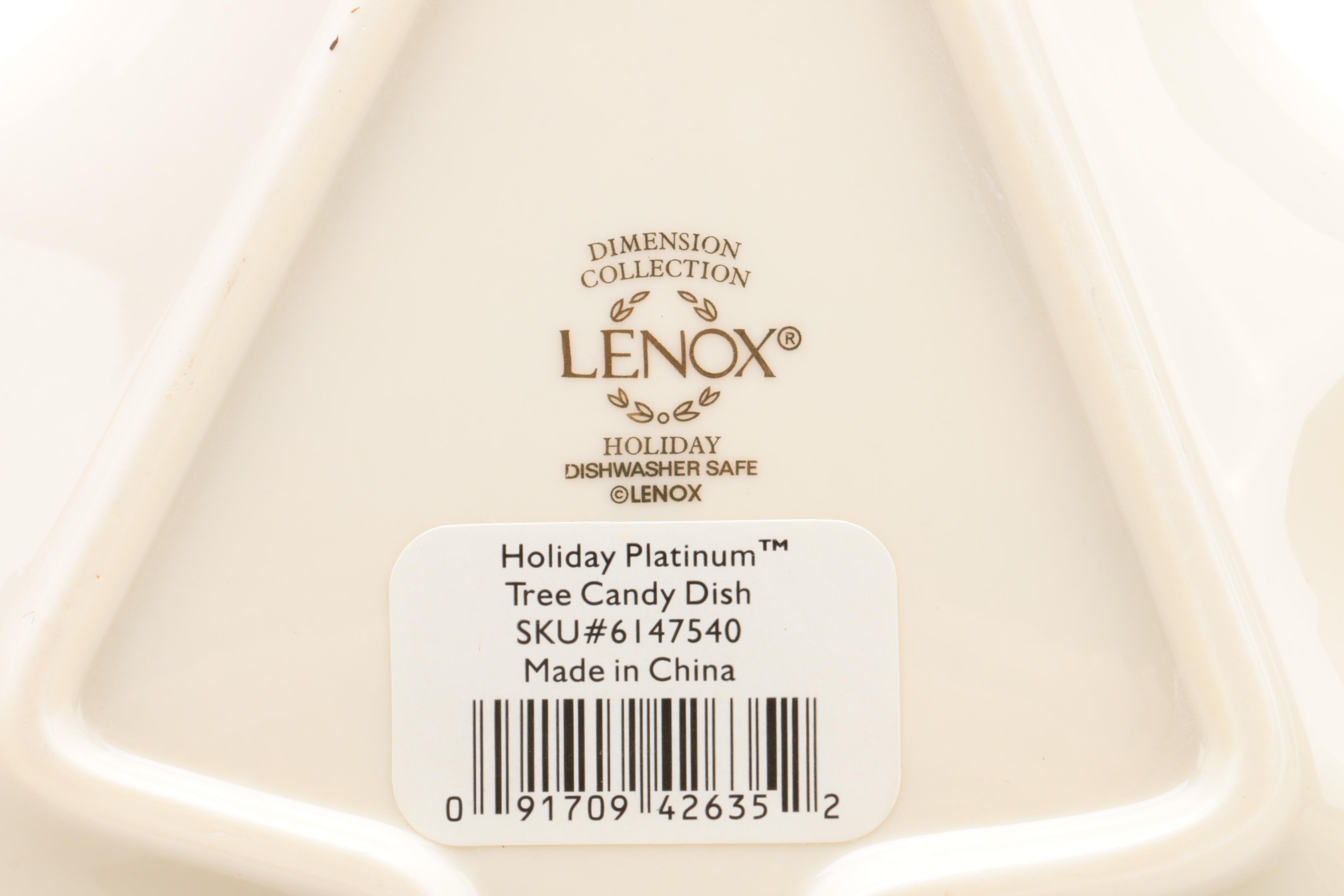 Lenox "Holiday" Porcelain Serveware
