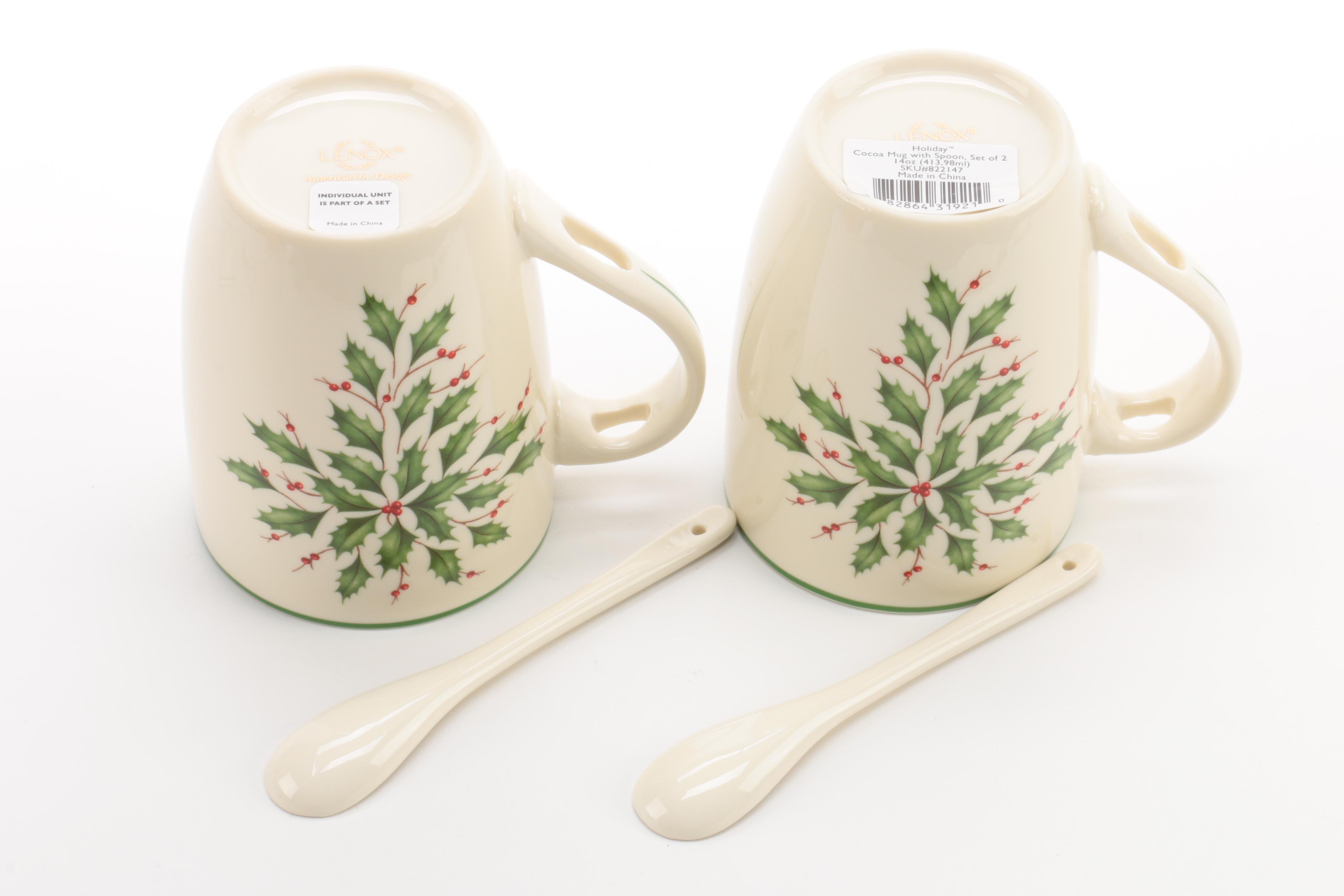 Lenox "Holiday" Porcelain Serveware