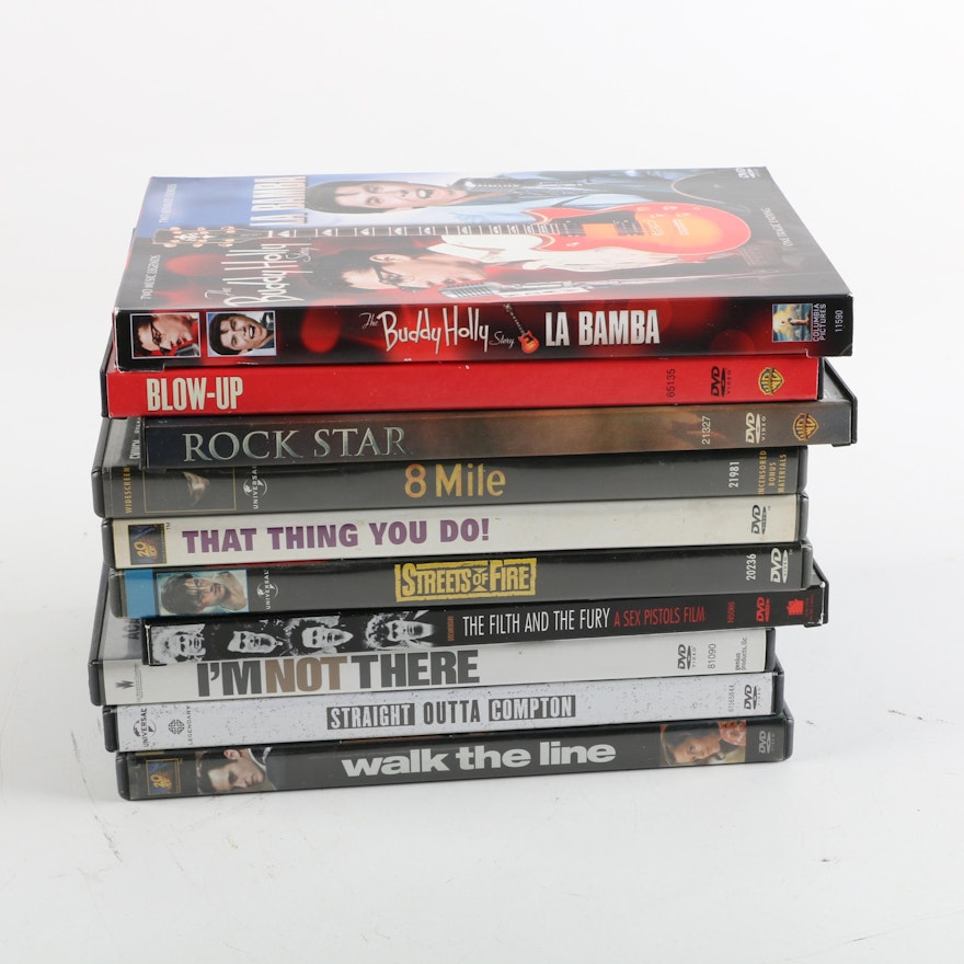 "Blow-Up", "La Bamba", "8 Mile", "I'm Not There" and Other Music-Themed DVDs