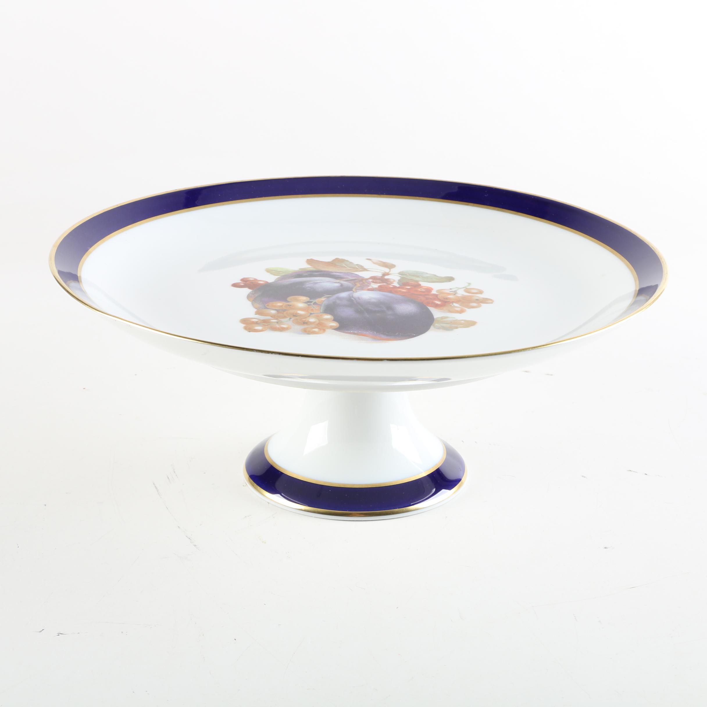 Schumann "Bountiful" Bavarian Porcelain Cake Stand