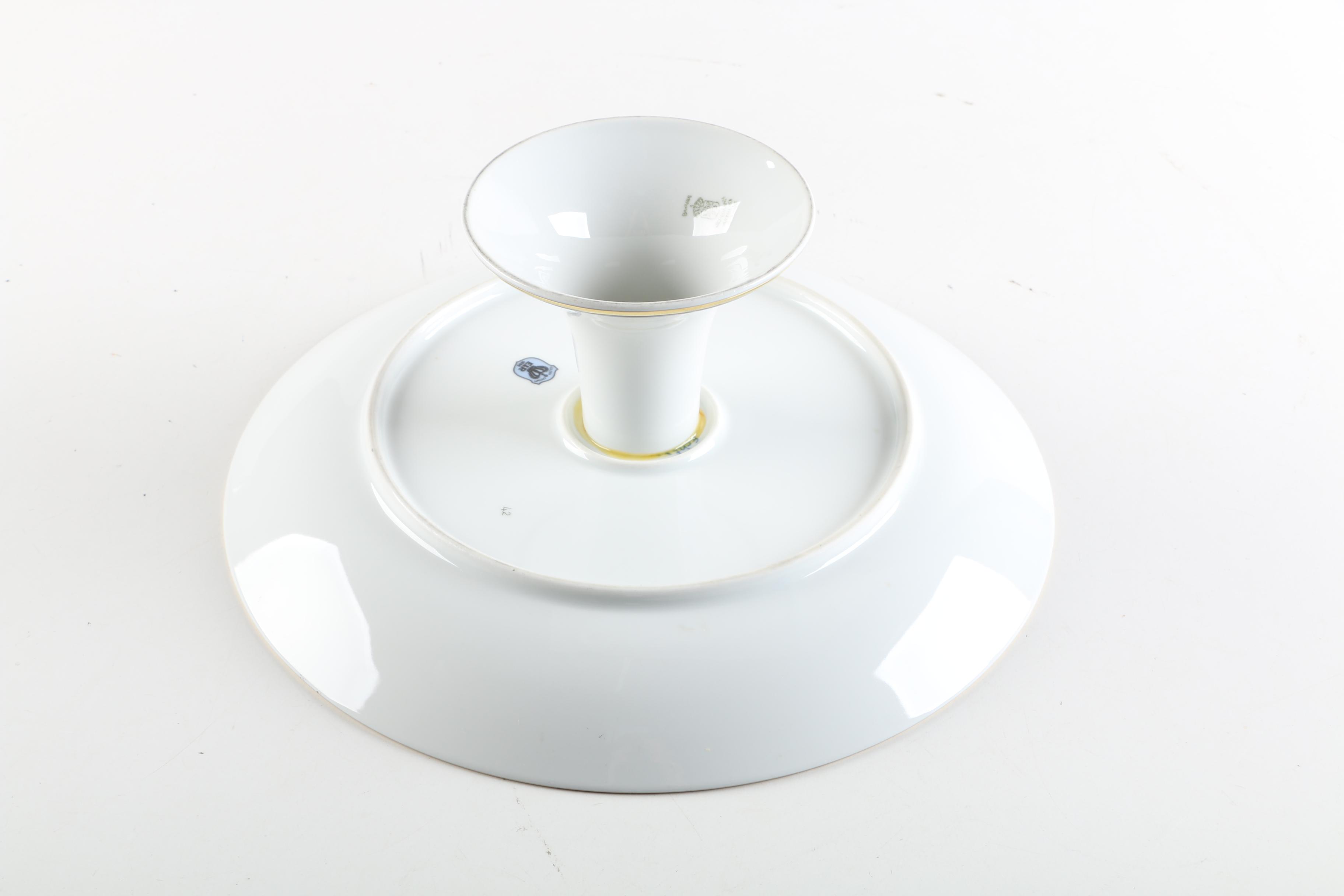 Schumann "Bountiful" Bavarian Porcelain Cake Stand