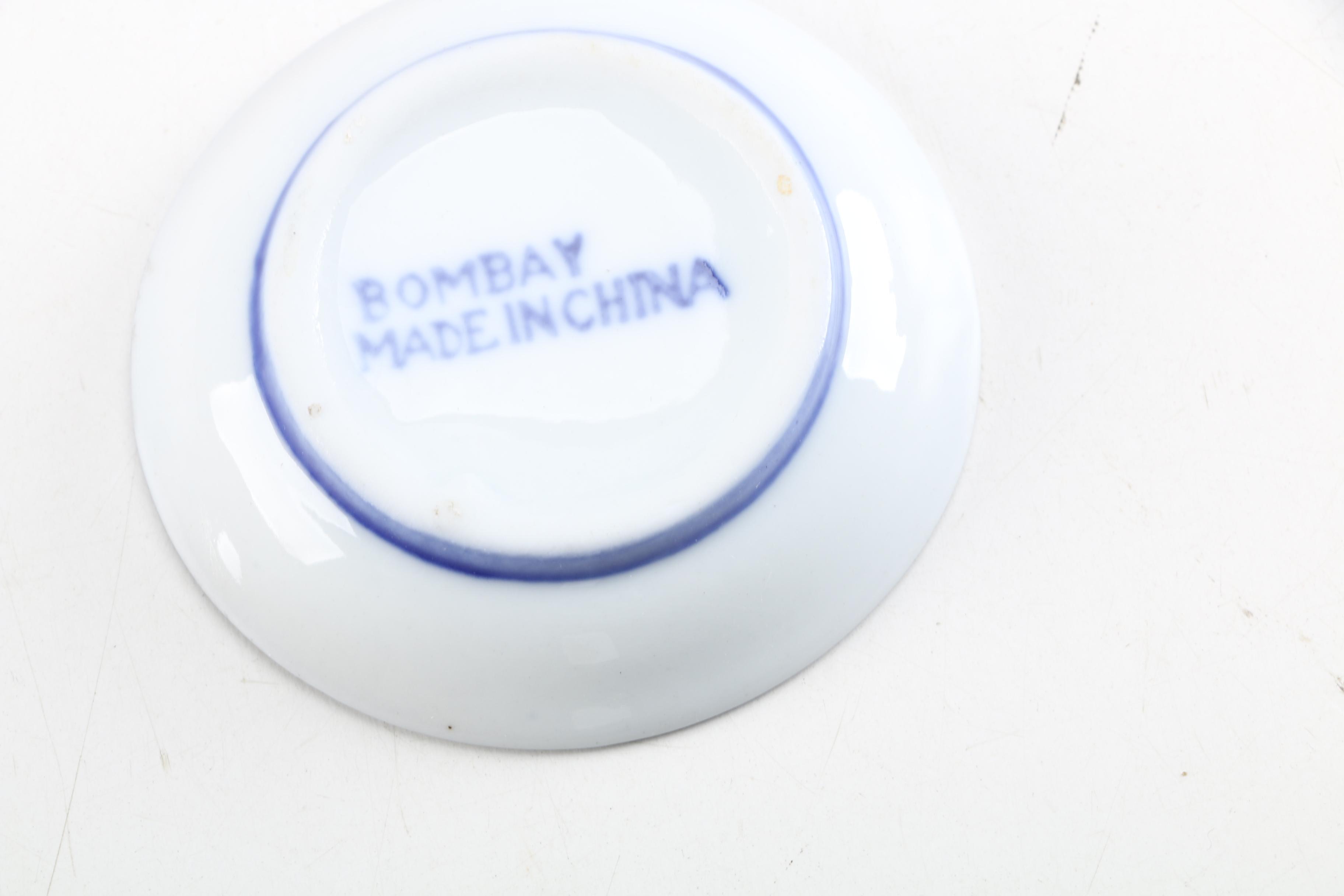 Bombay Company "Tile" Porcelain Coffee and Tea Service