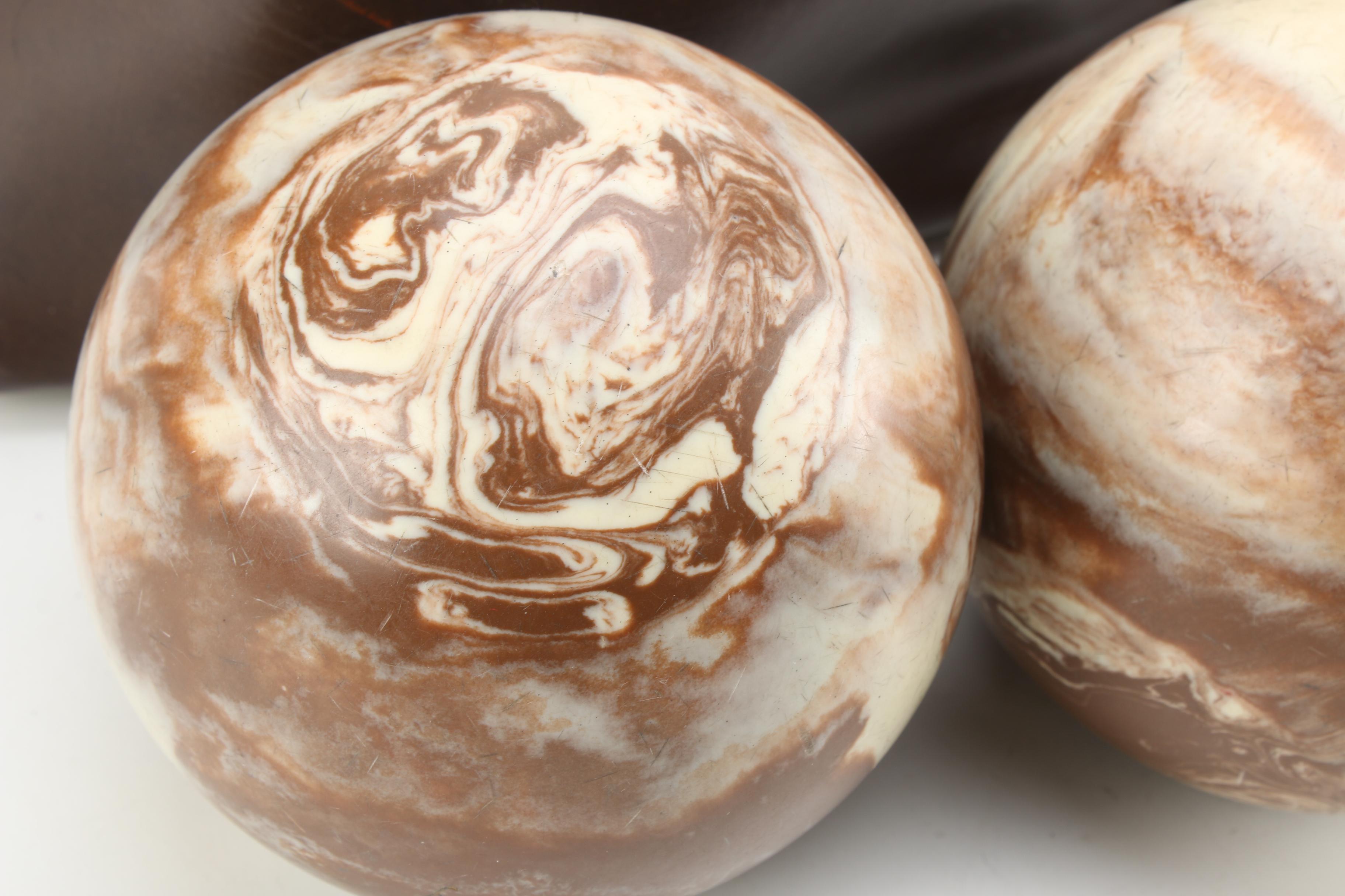 Antique "The Theatre" Magazines with Vintage Bocce Ball Set