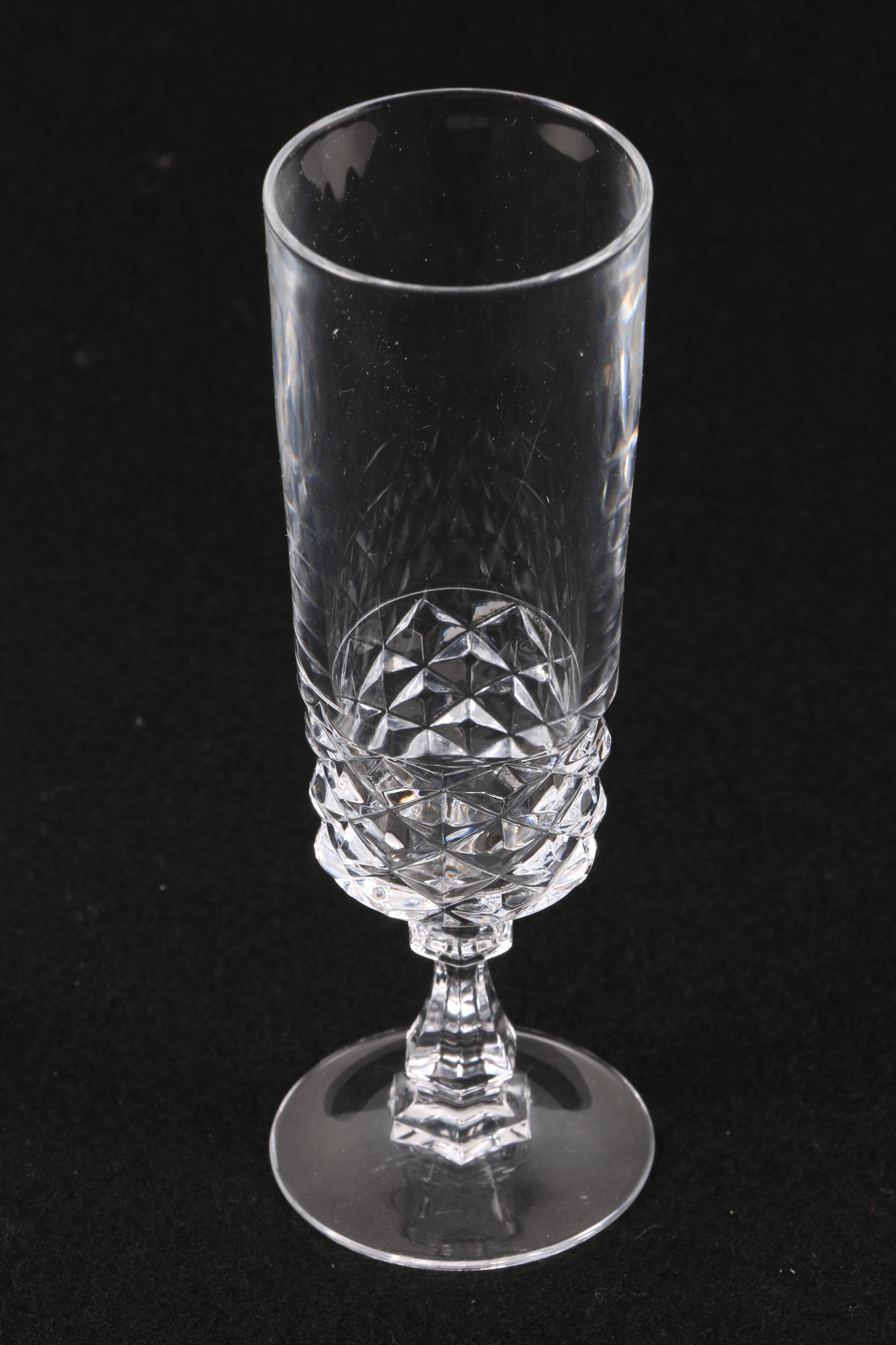 Cristal D'Arques-Durand "Diamond" Champagne Flutes