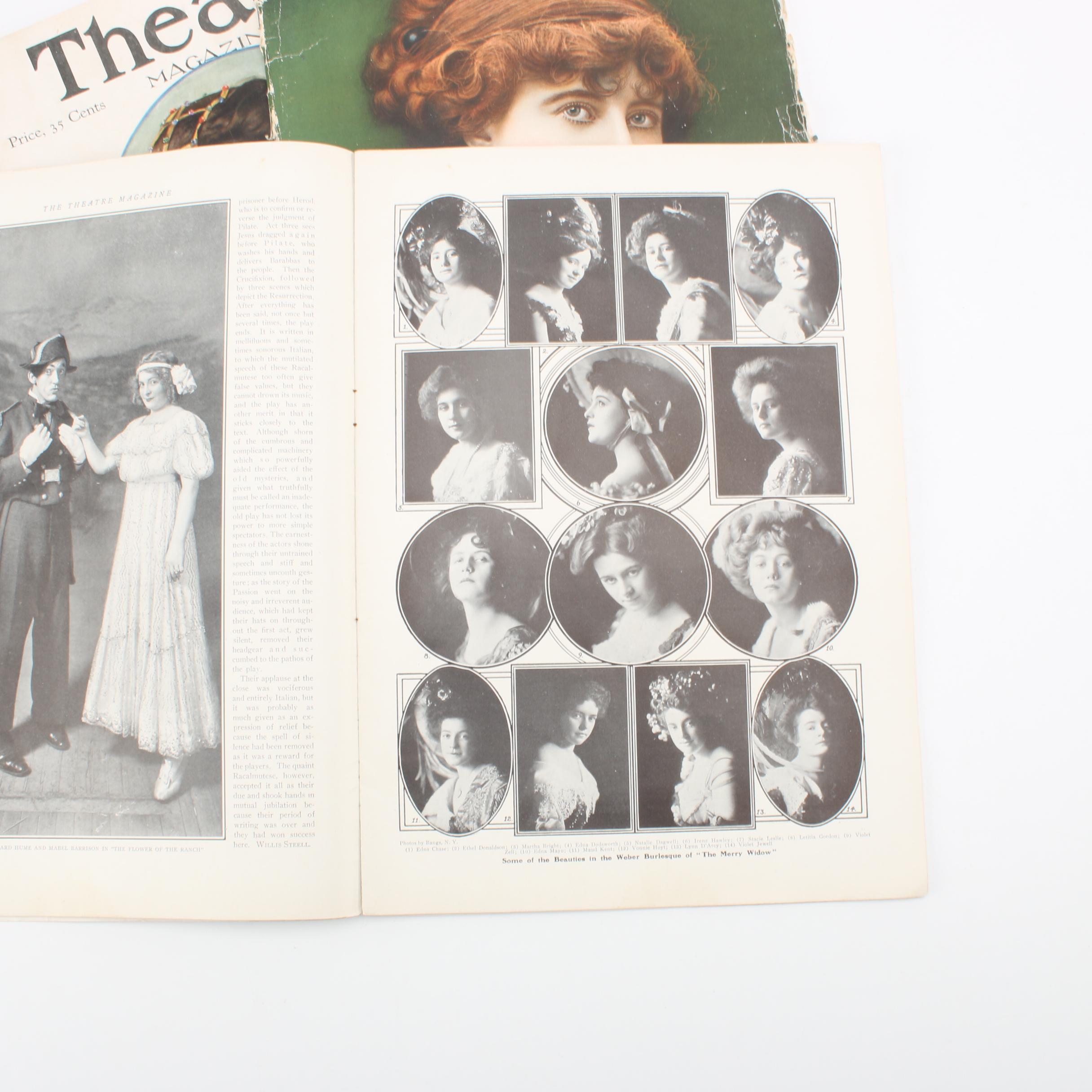 Early 1900s "The Theatre" and "Theatre Magazine"