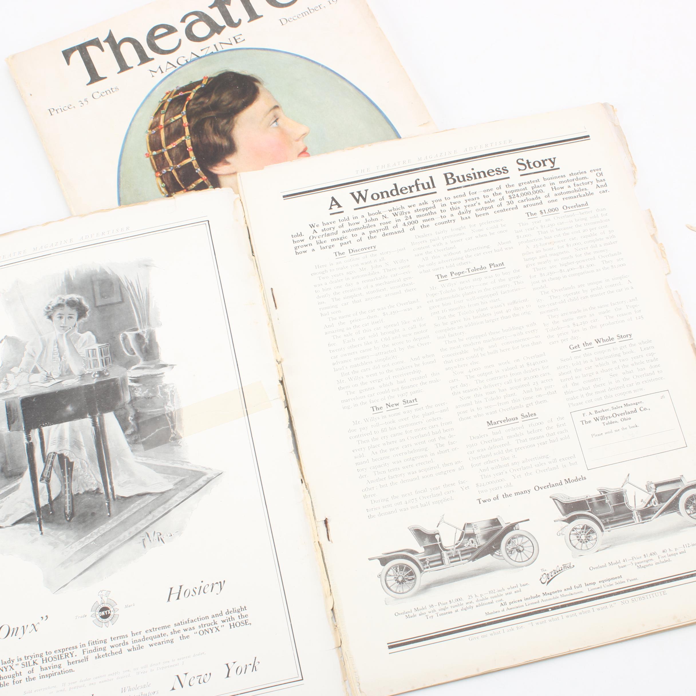 Early 1900s "The Theatre" and "Theatre Magazine"