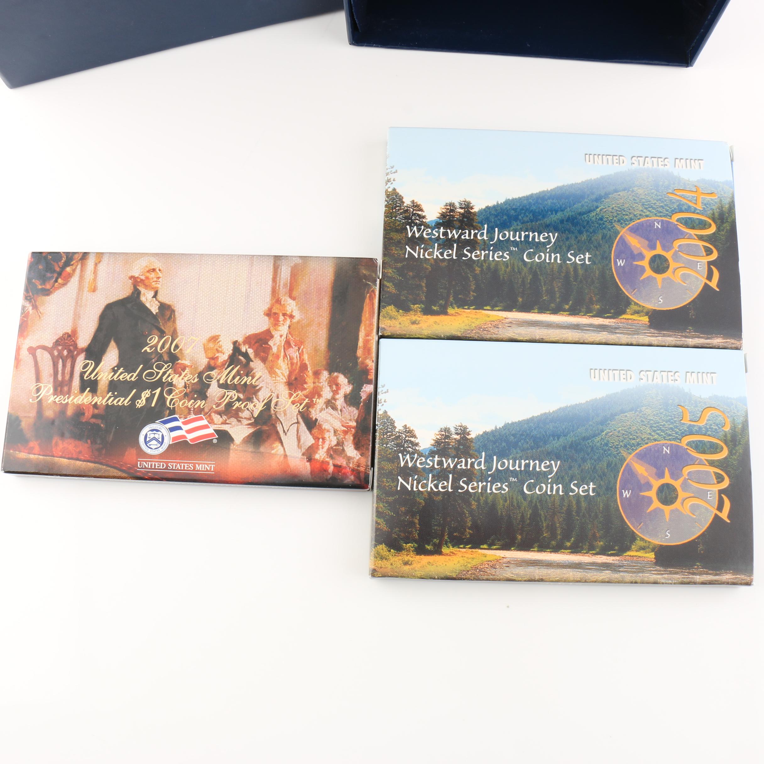 Three U.S. Mint Coin Sets