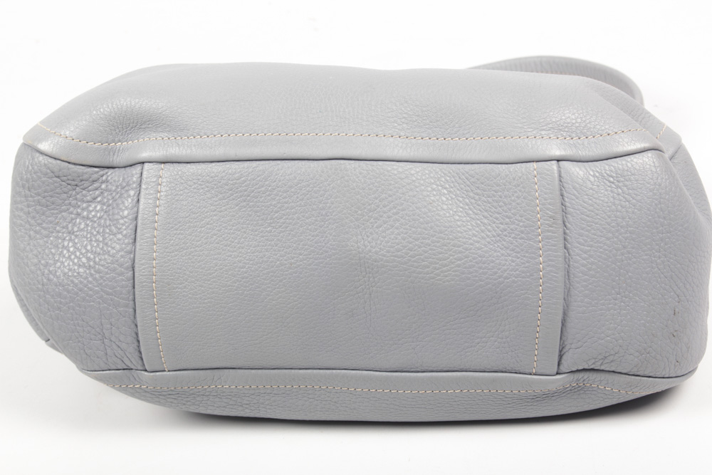 Prada Grey Leather Purse