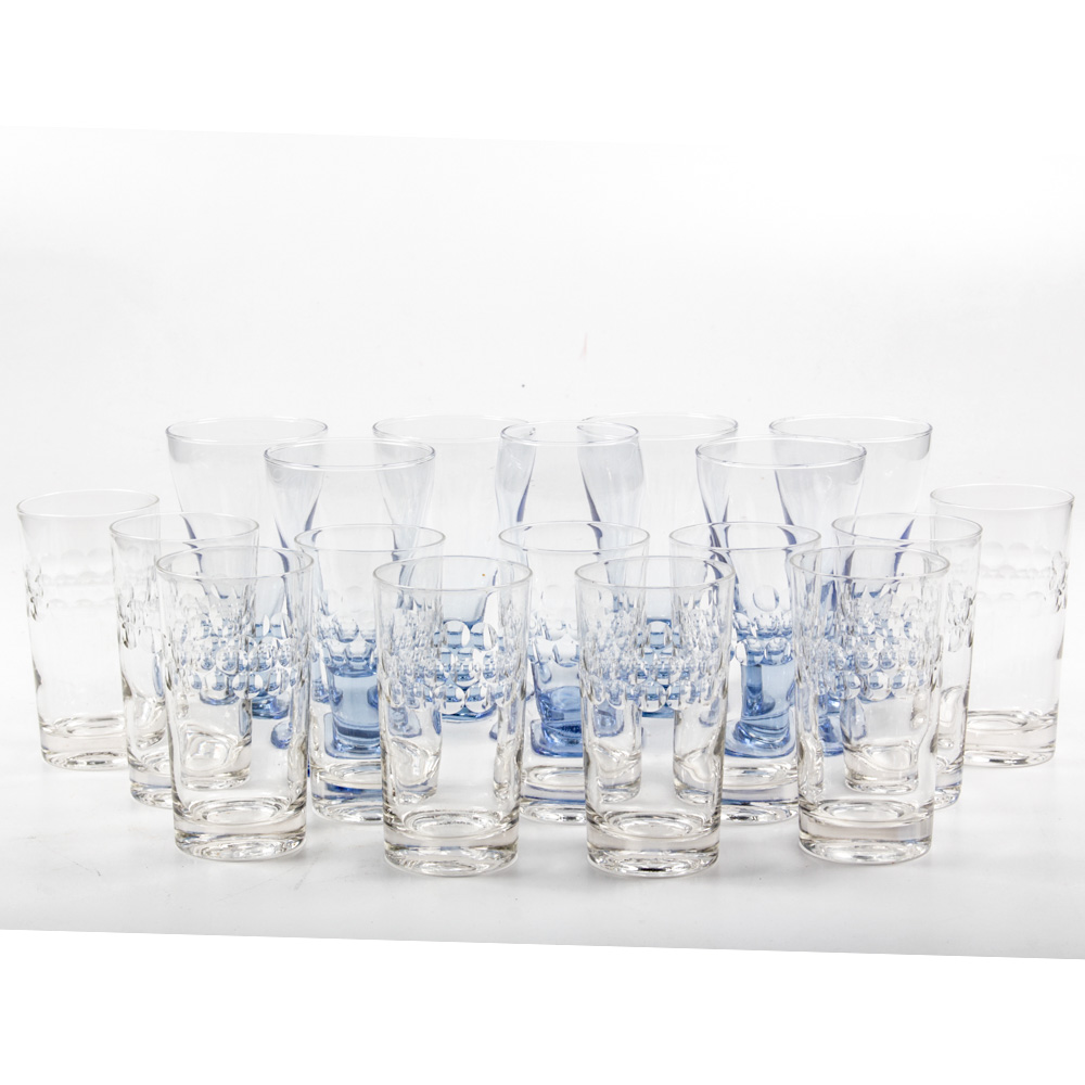 Glass Tumblers and Sundae Cups