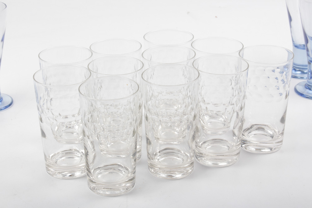 Glass Tumblers and Sundae Cups