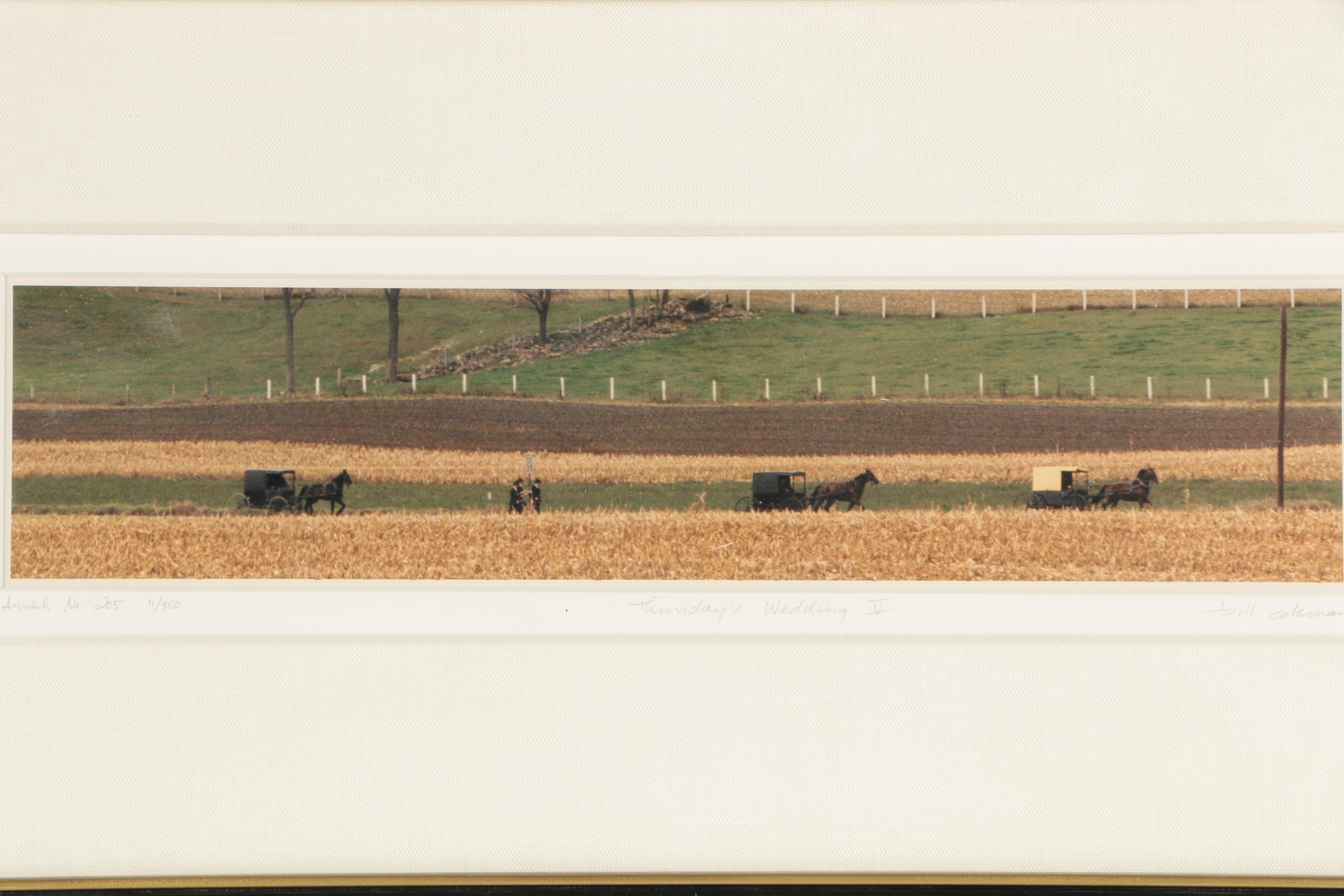 Bill Coleman Digital Photographs From "Amish" Series