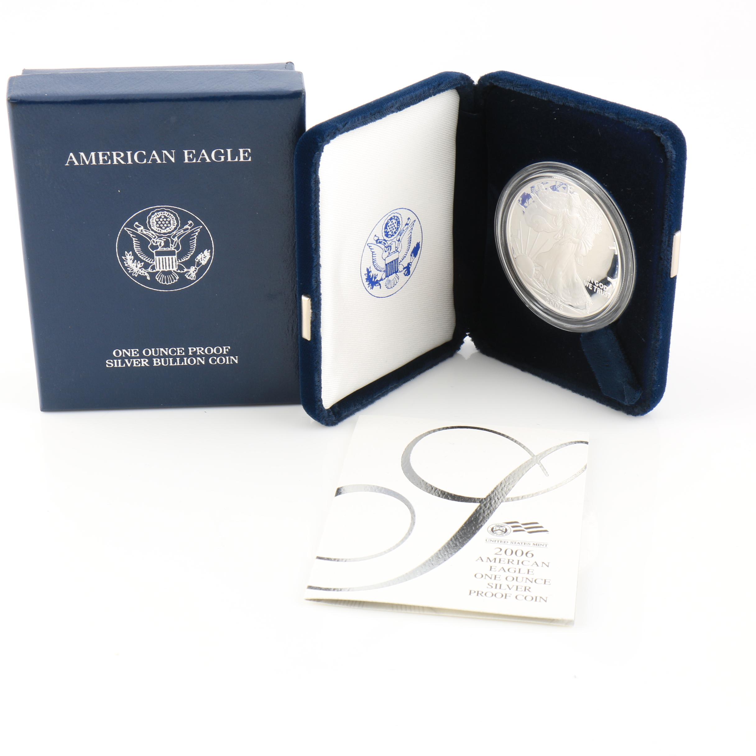 2006-W Walking Liberty Silver Eagle Proof Bullion Coin