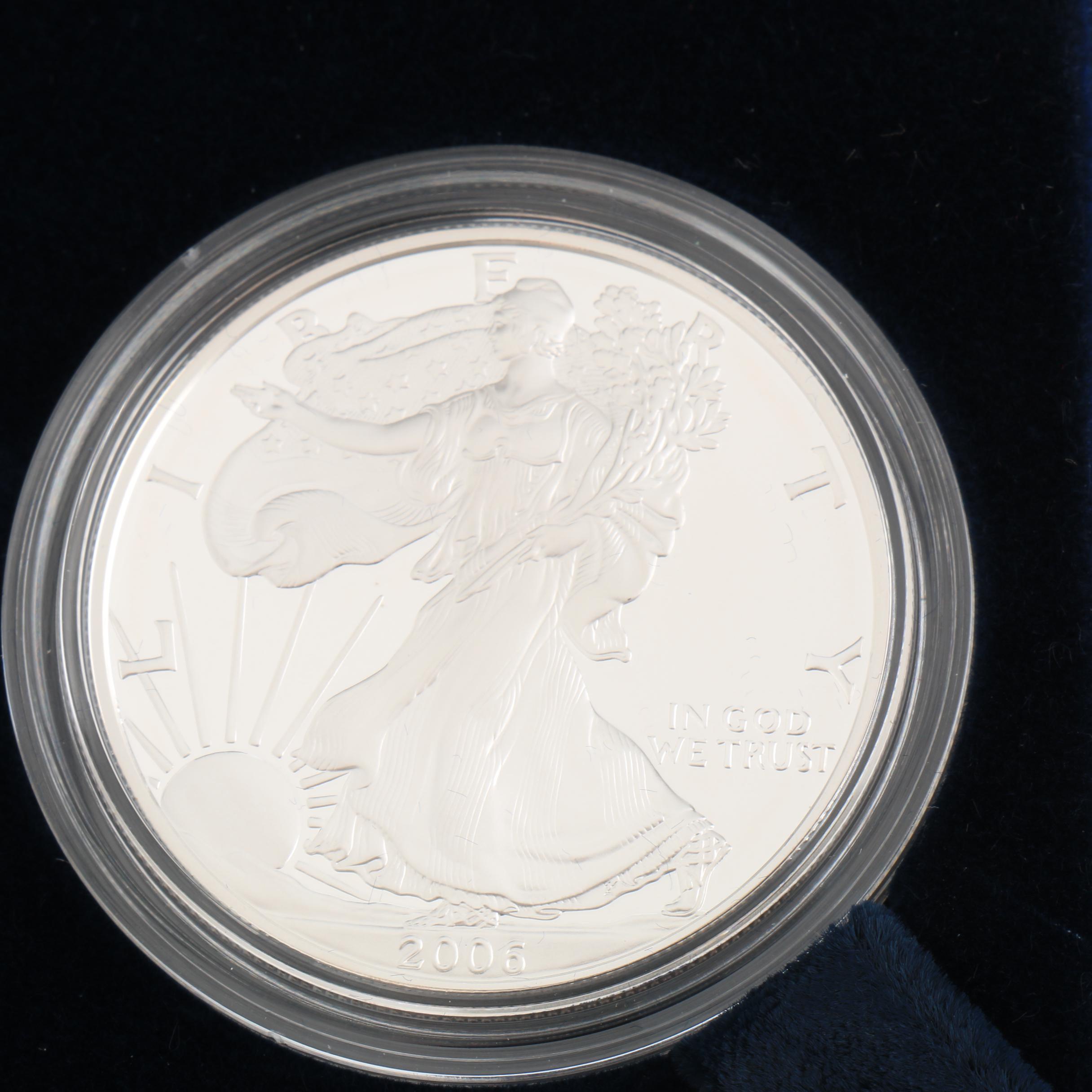 2006-W Walking Liberty Silver Eagle Proof Bullion Coin