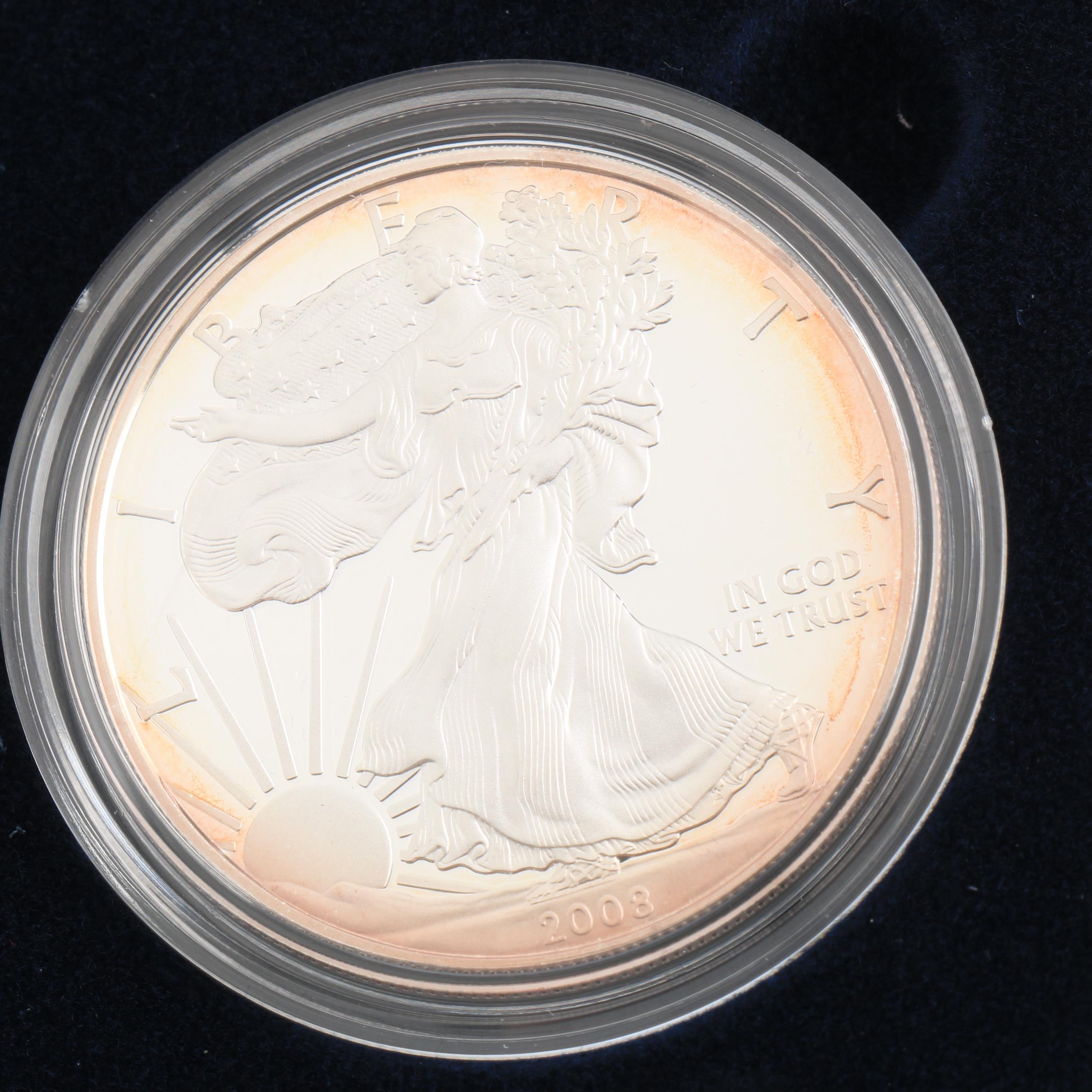 2008-W Walking Liberty Silver Eagle Proof Bullion Coin