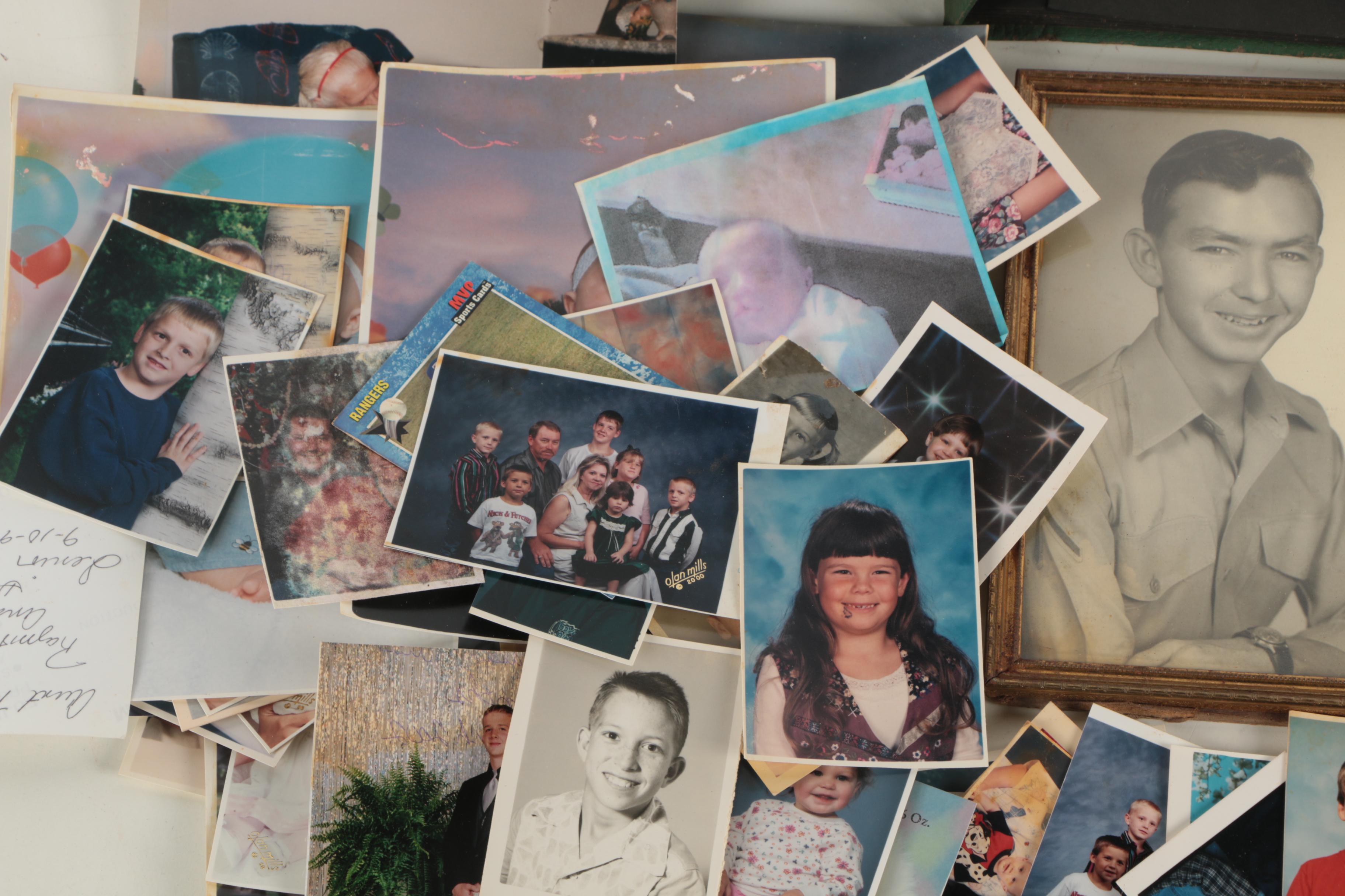 Vintage and Contemporary Family and School Photographs