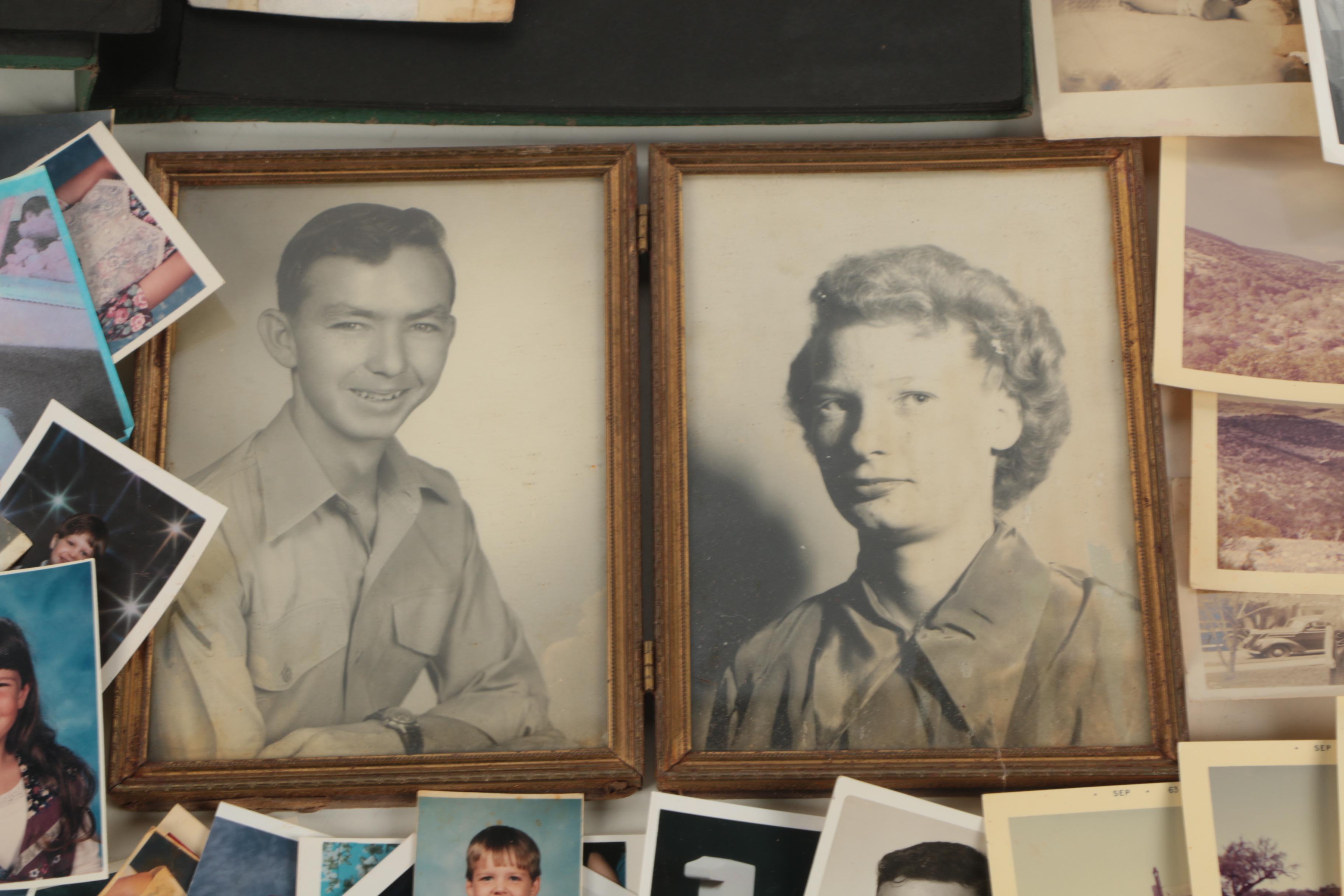 Vintage and Contemporary Family and School Photographs