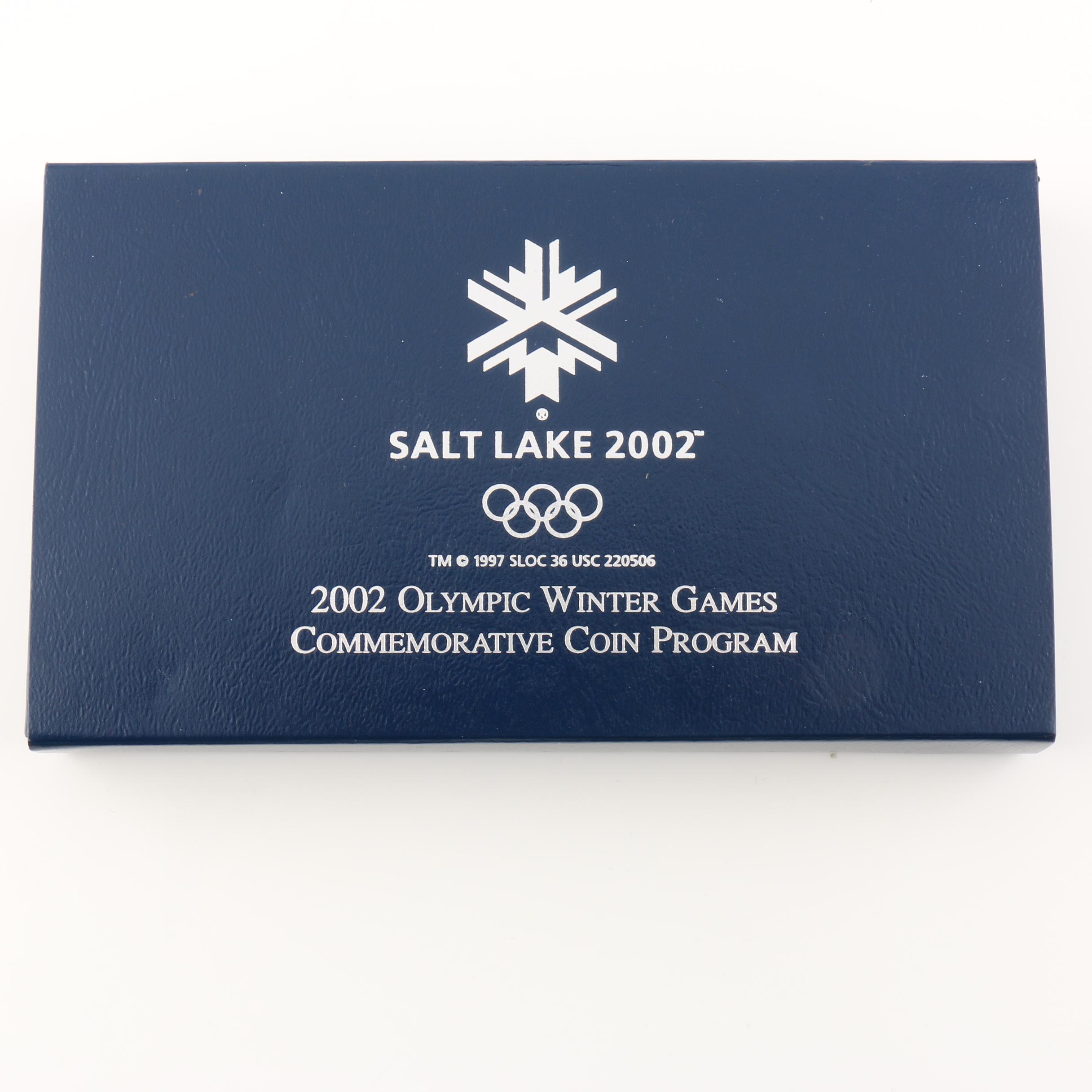 2002 Salt Lake Olympic Winter Games Commemorative Proof Silver Dollar