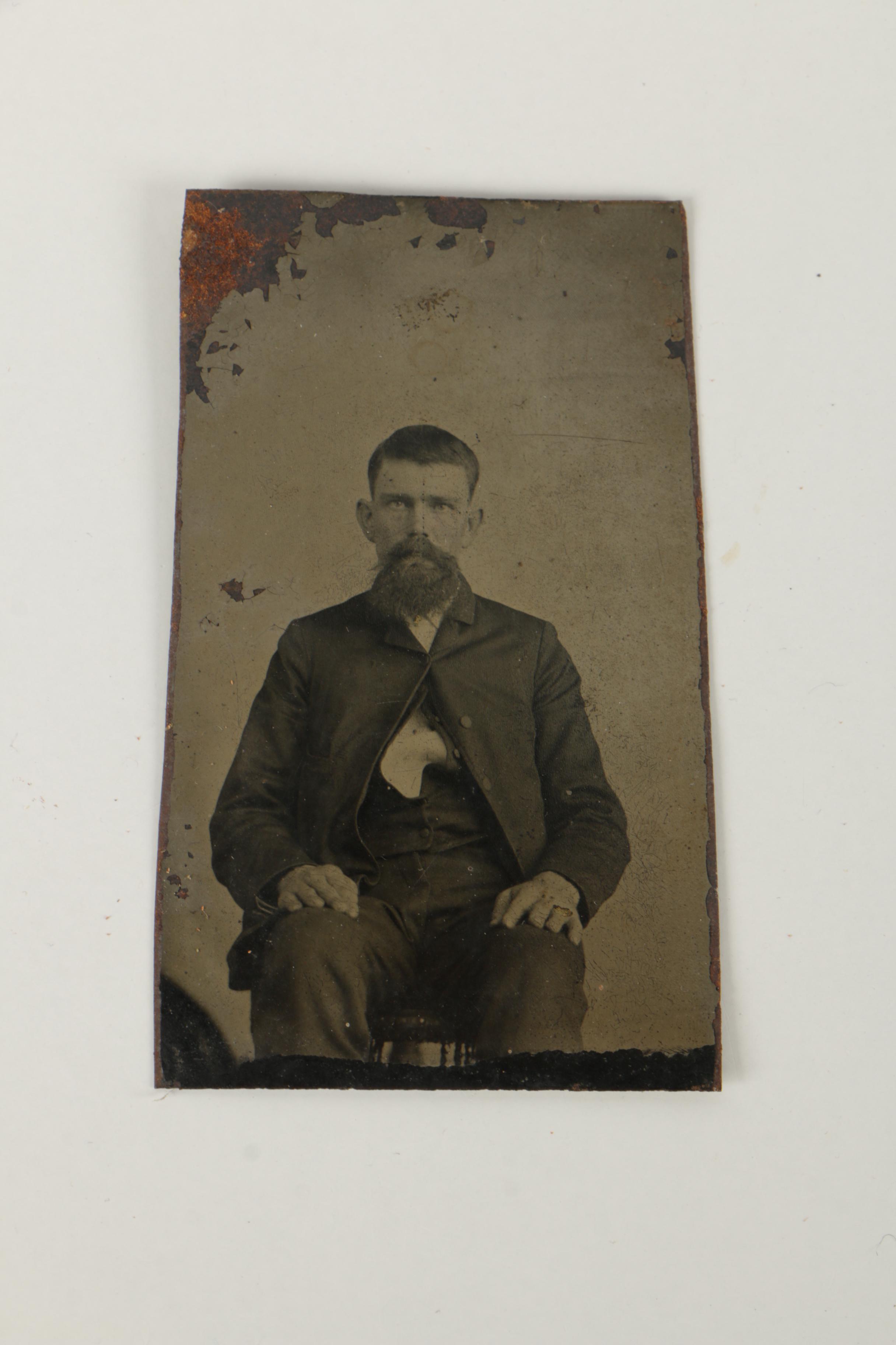 Antique Tintype Photographs of Men