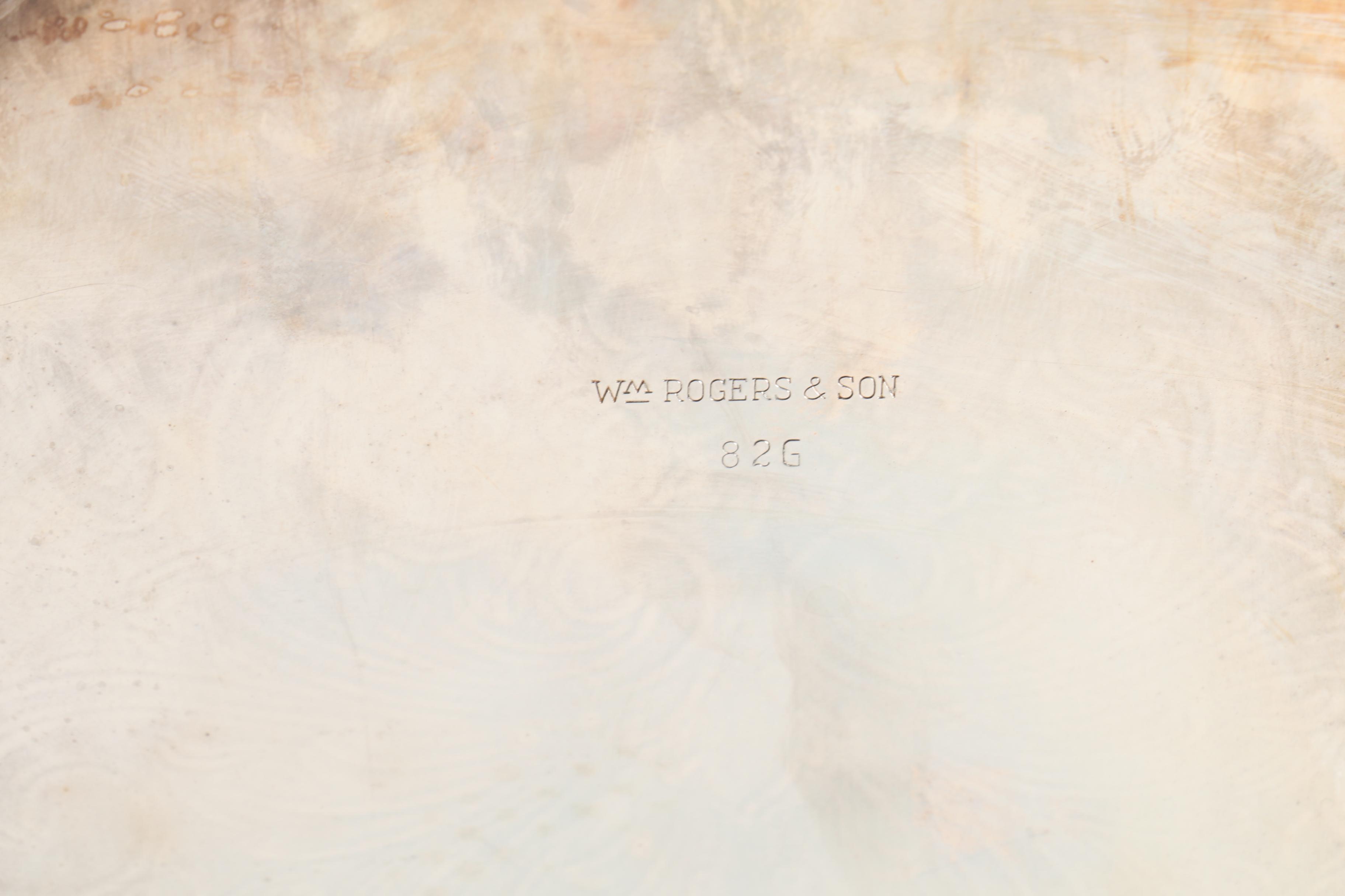 Wm Rogers & Son Silver-Plated Serving Tray