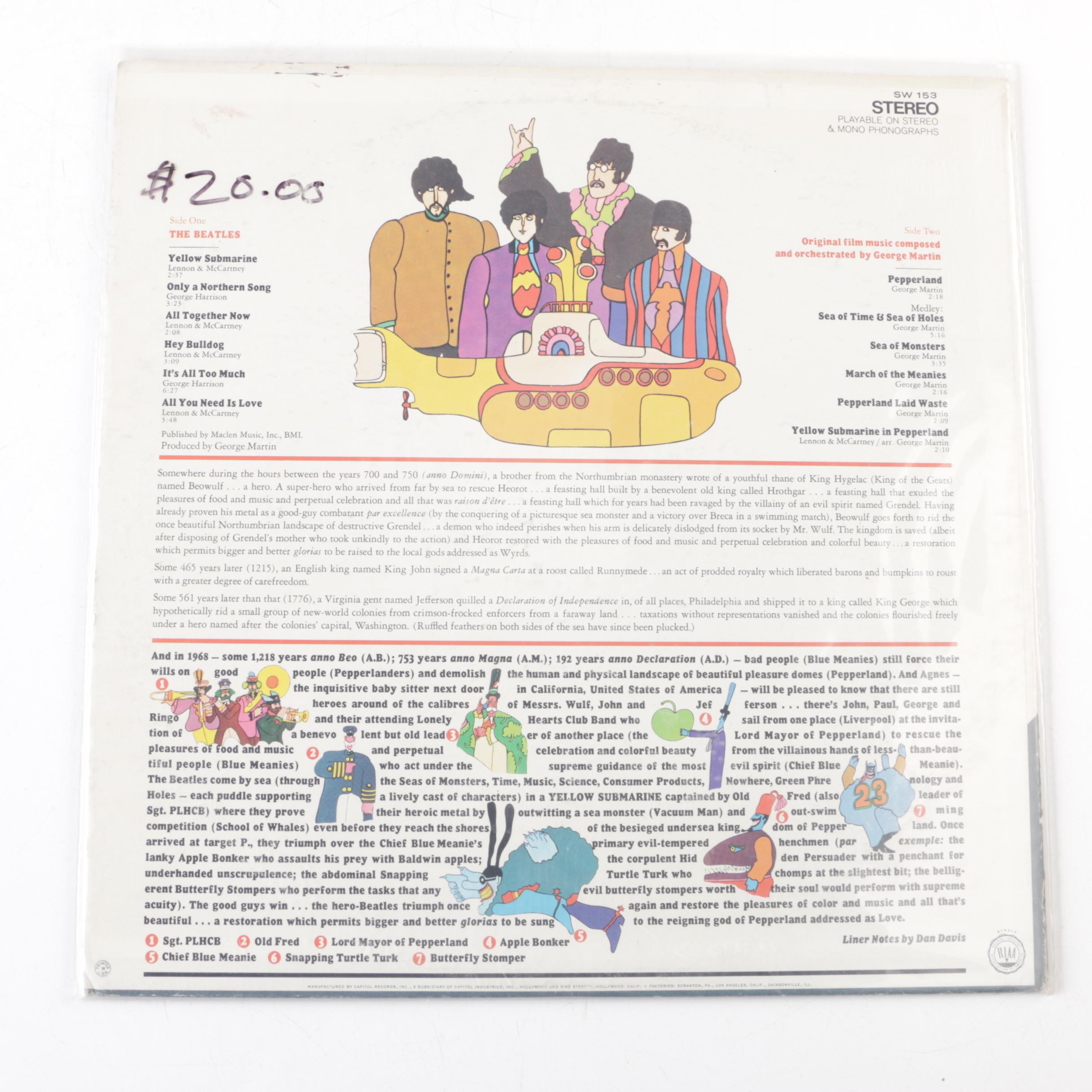 The Beatles Early 1970s Record Pressings Including "A Hard Day's Night" Misprint