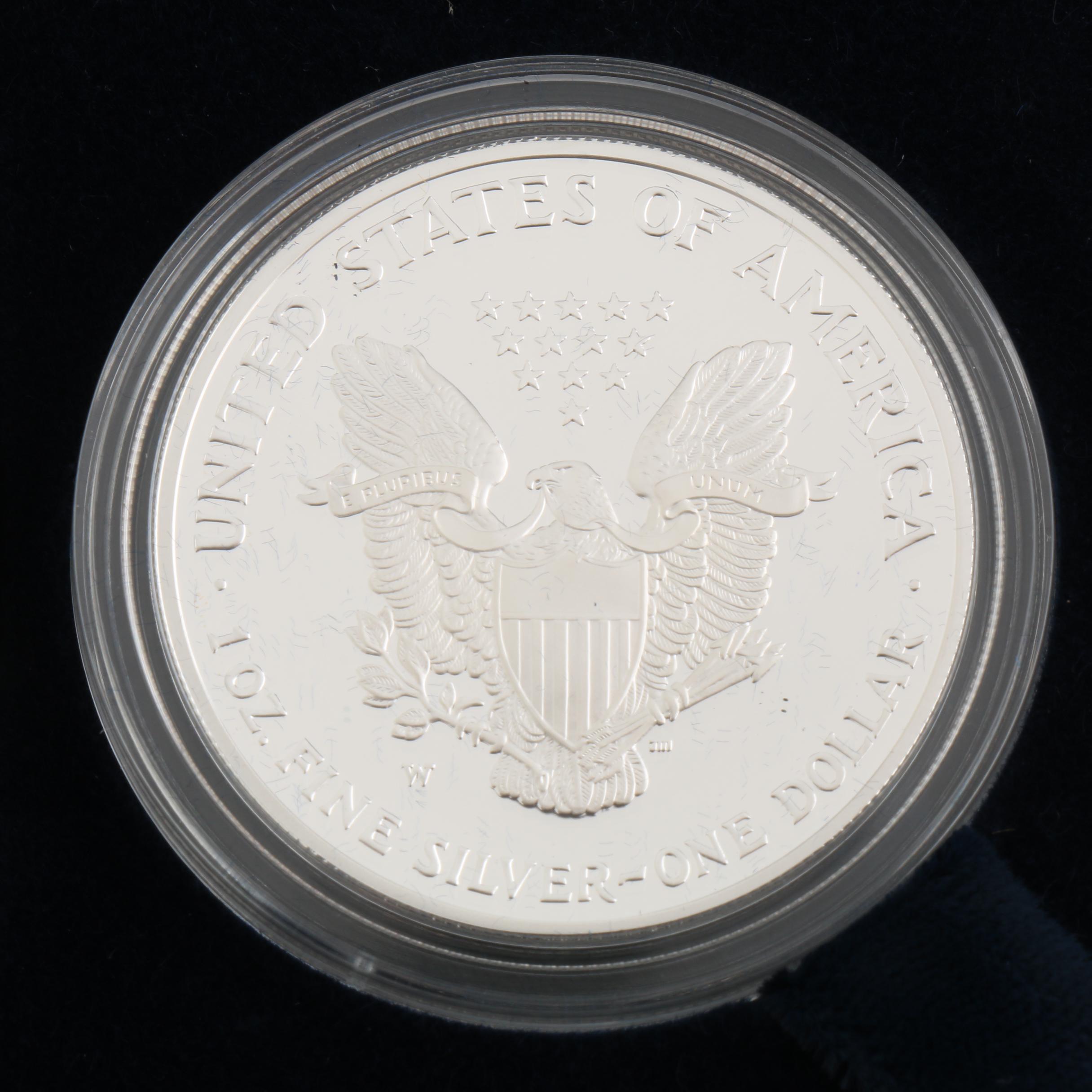 2005-W Walking Liberty Silver Eagle Proof Bullion Coin