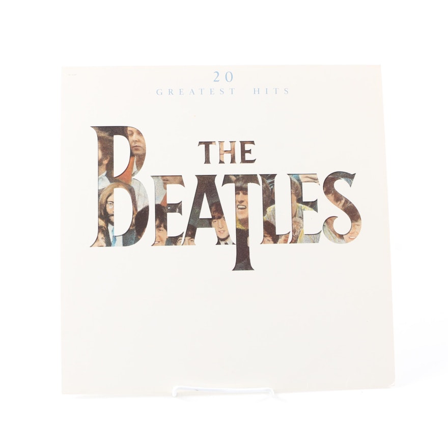 1986 The Beatles "20 Greatest Hits" Capitol "Nostalgia Rainbow" Record Pressing