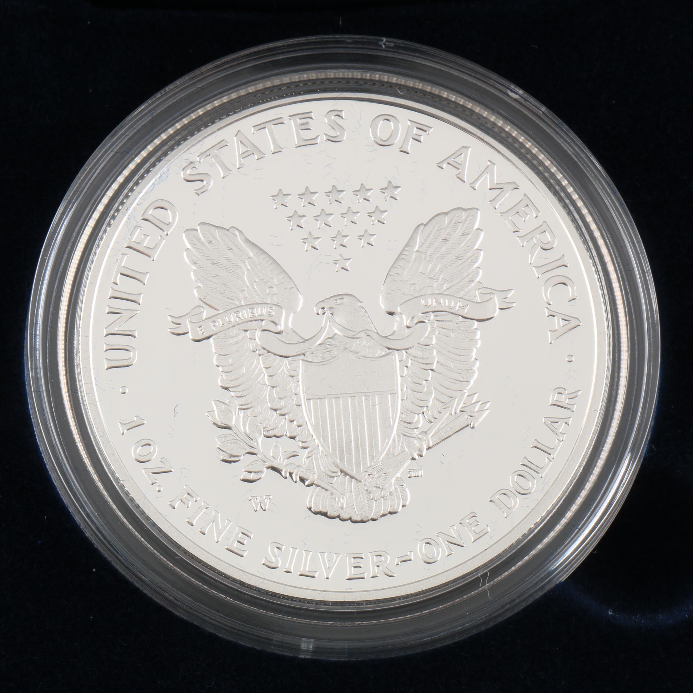 2007-W Walking Liberty Silver Eagle Proof Bullion Coin