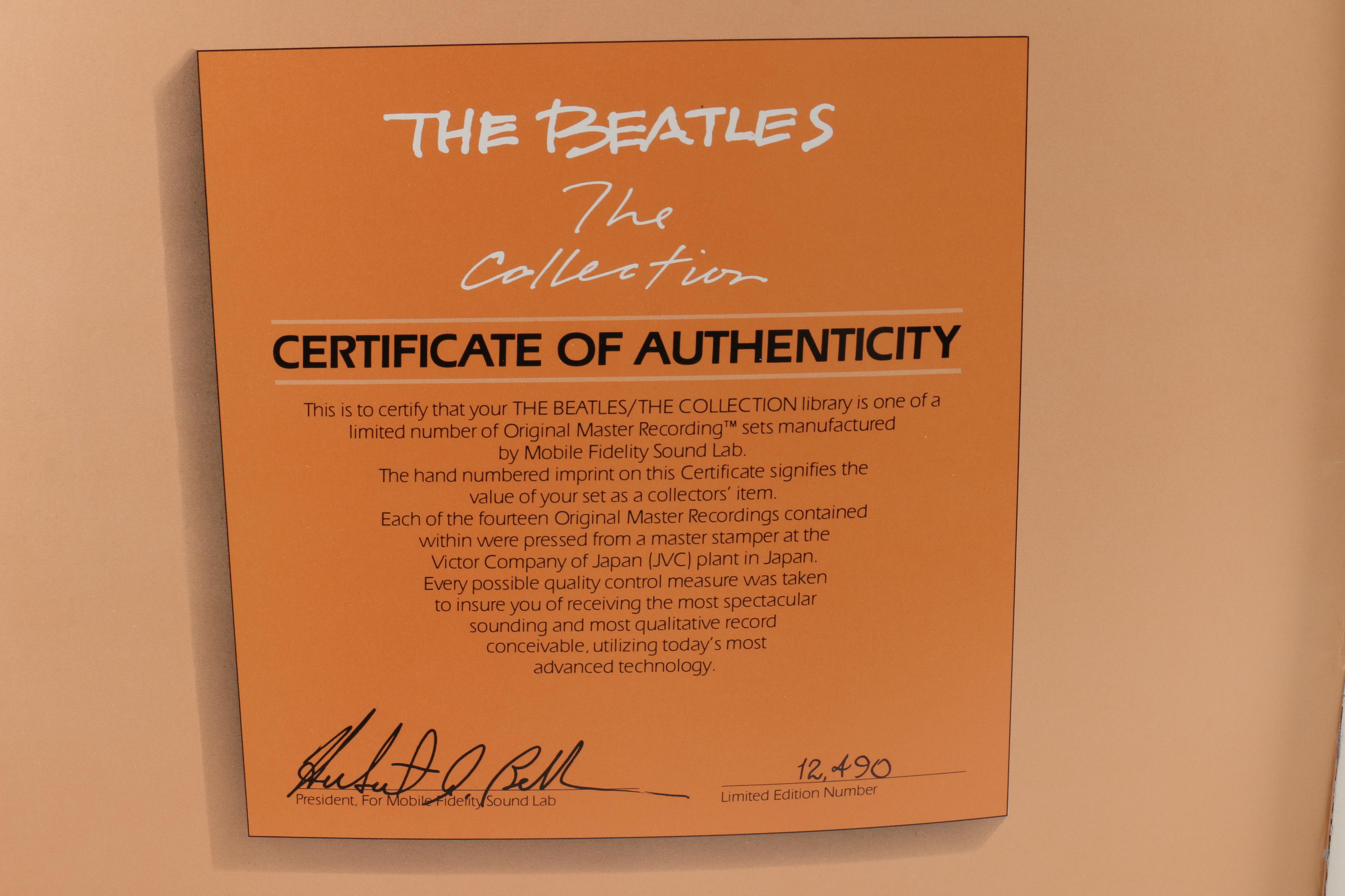 The Beatles "The Collection" Original Master Recordings Record Box Set