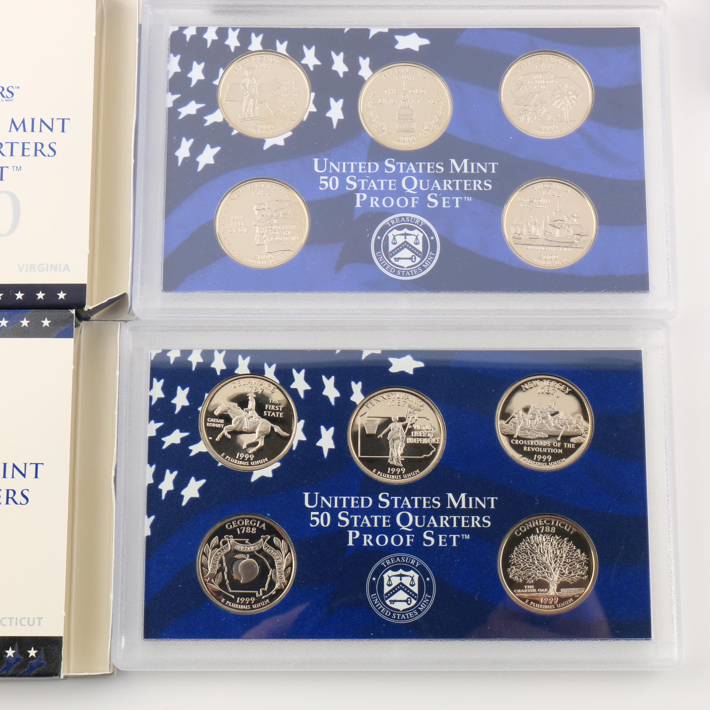 Nine U.S. Mint Proof Sets