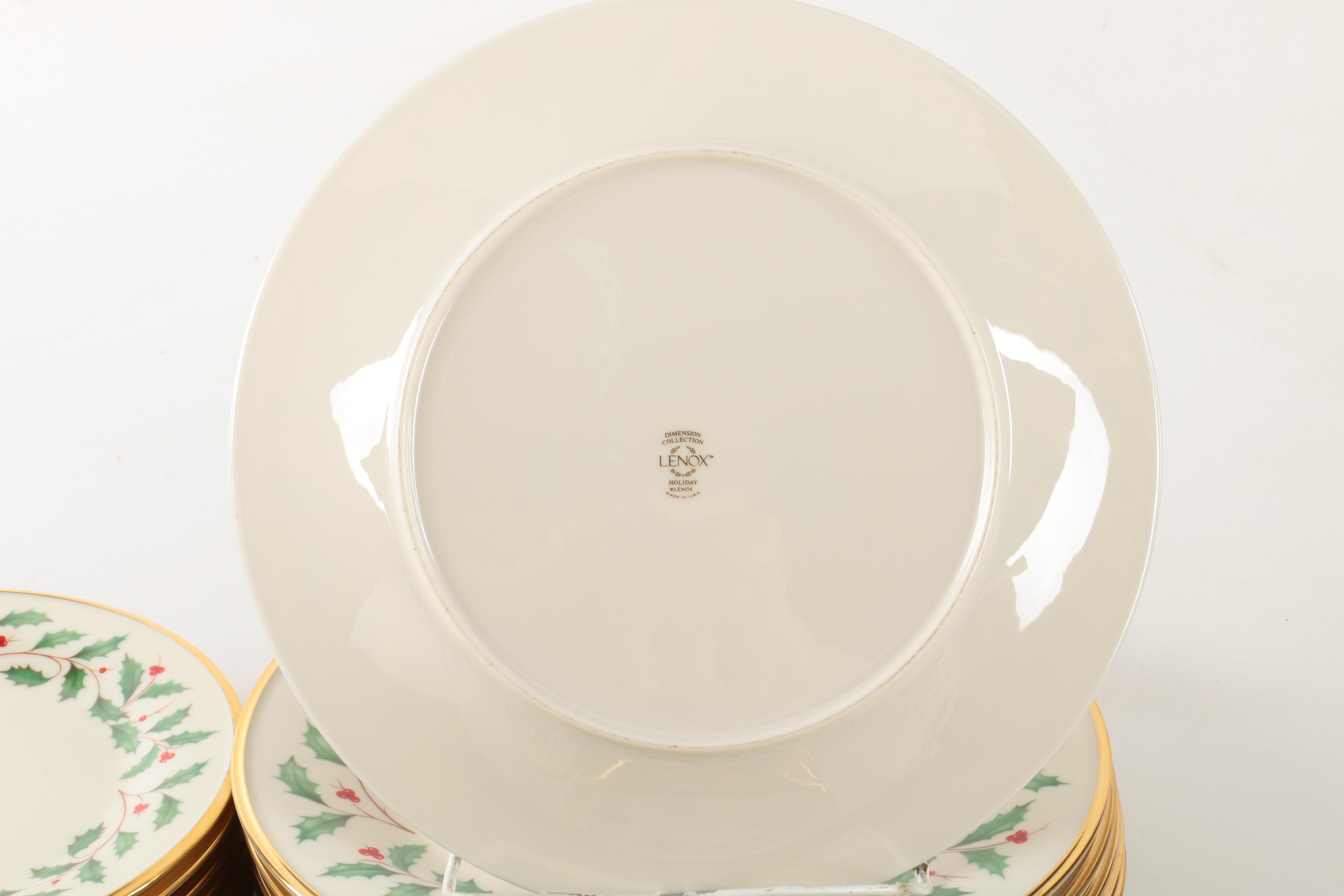 Lenox "Holiday" Dinnerware