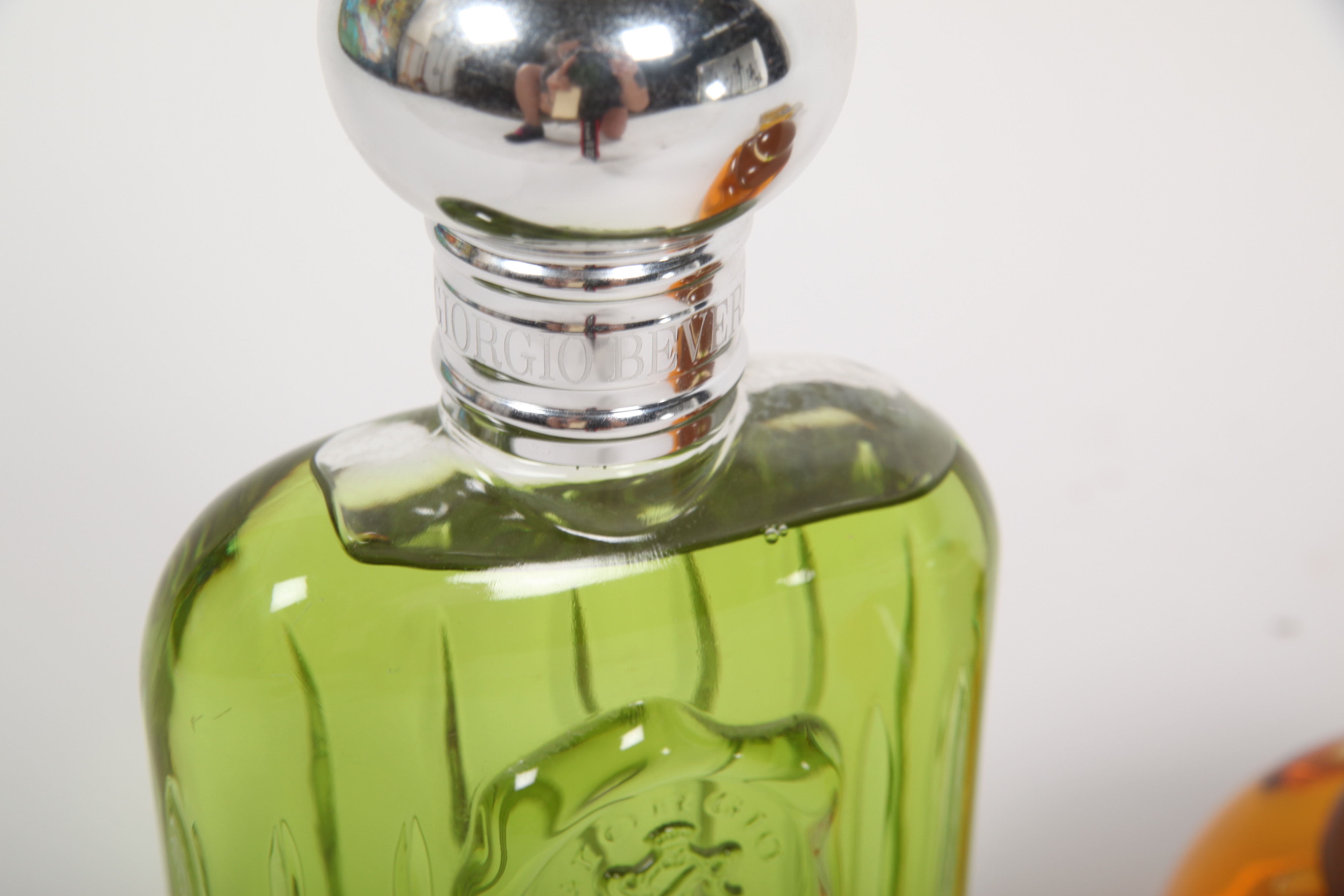 Large Men's Cologne Advertisement Bottles Featuring Calvin Klein