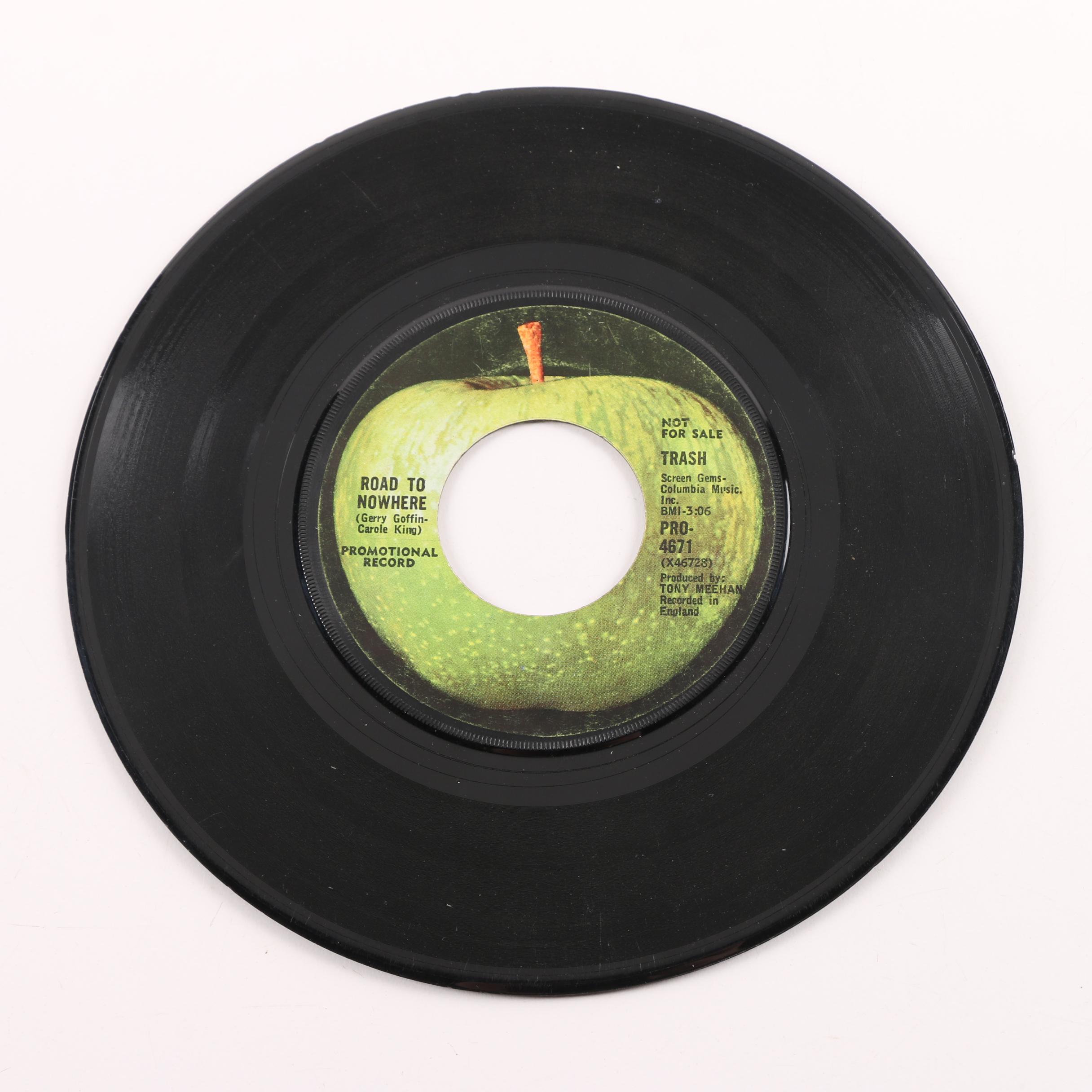 Trash "Road To Nowhere" U.S. Mono Promo 45 rpm Record