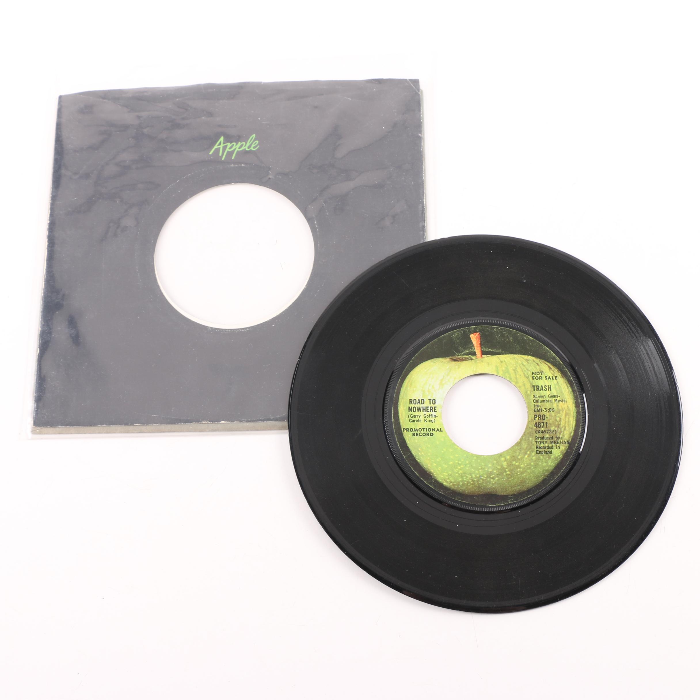 Trash "Road To Nowhere" U.S. Mono Promo 45 rpm Record