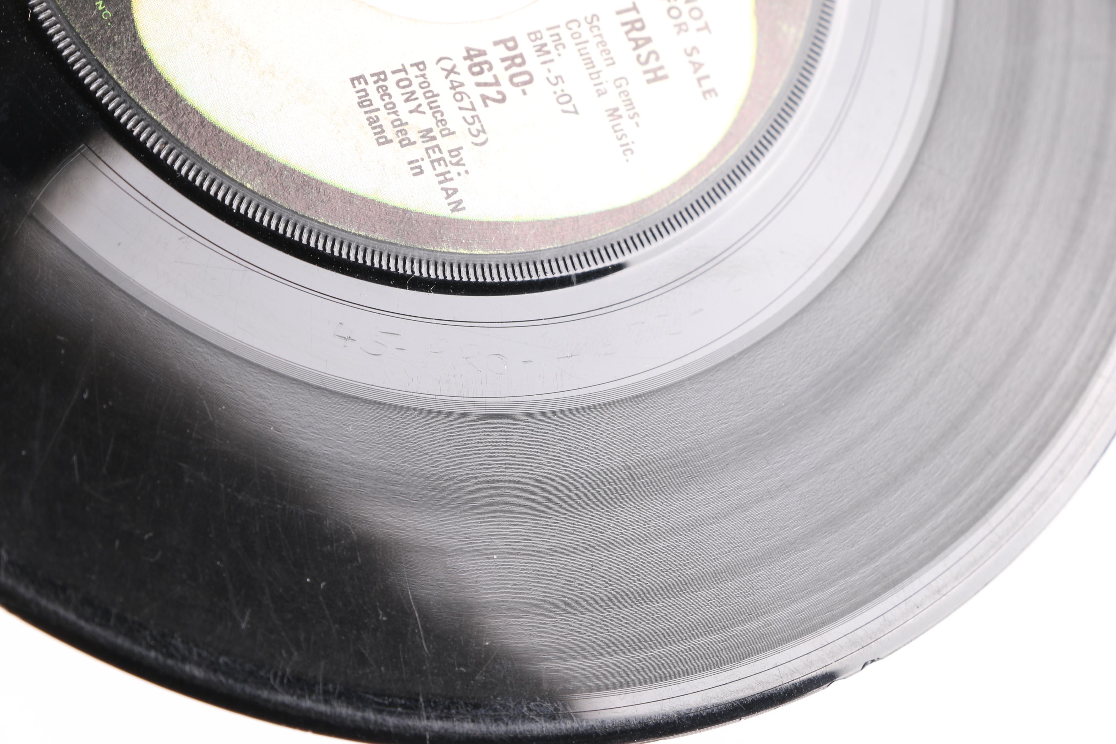 Trash "Road To Nowhere" U.S. Mono Promo 45 rpm Record