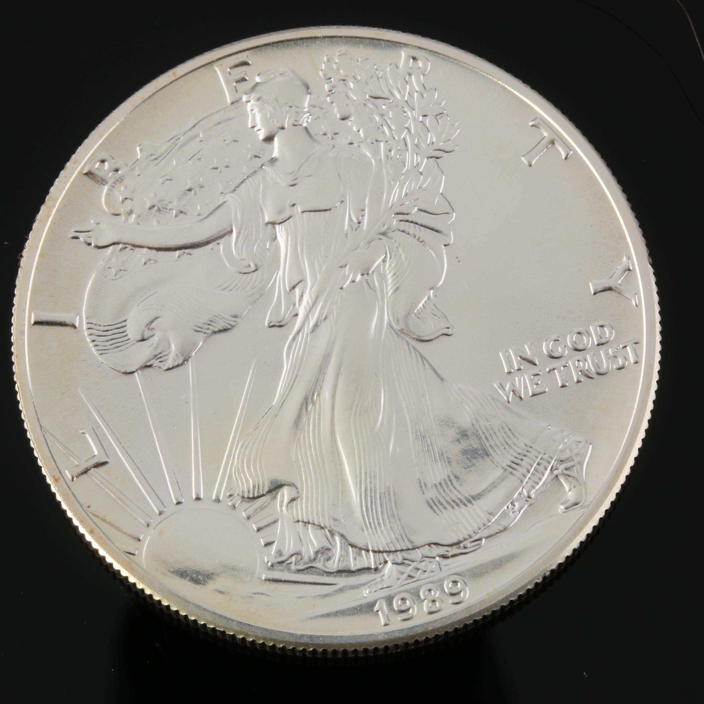 1989 One Dollar U.S. Silver Eagle