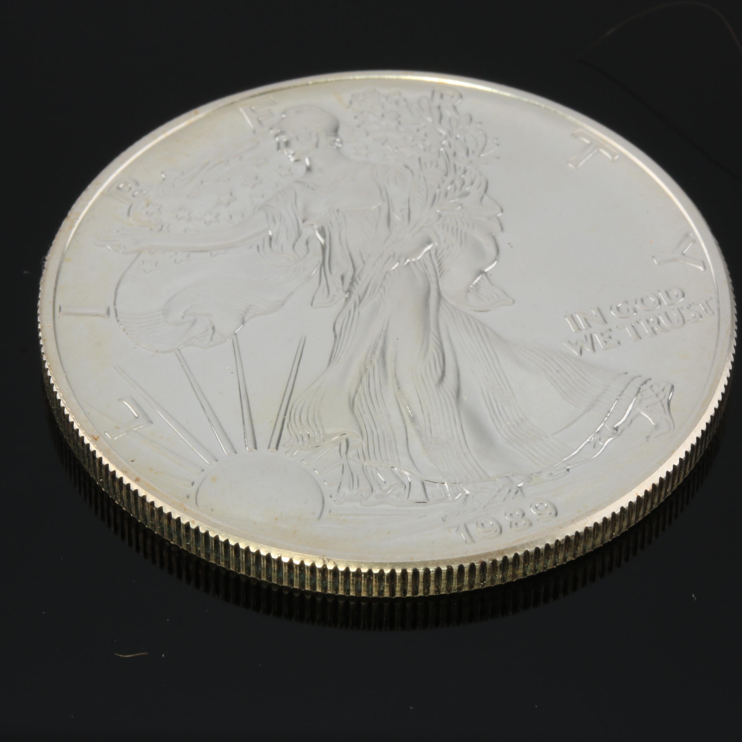 1989 One Dollar U.S. Silver Eagle