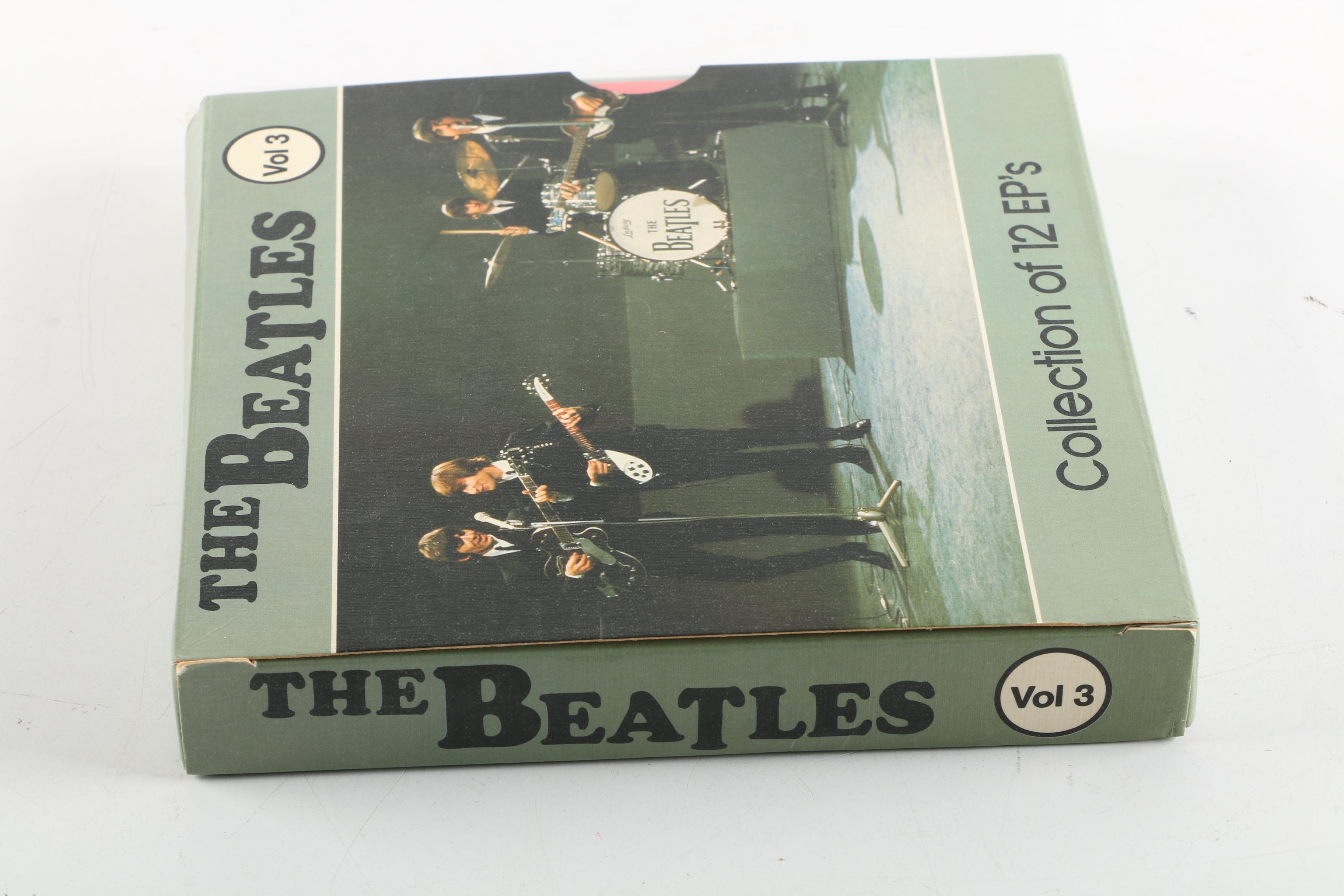 The Beatles "Collection Of 12 EP's Vol 3" Mexican 7" Record Box Set