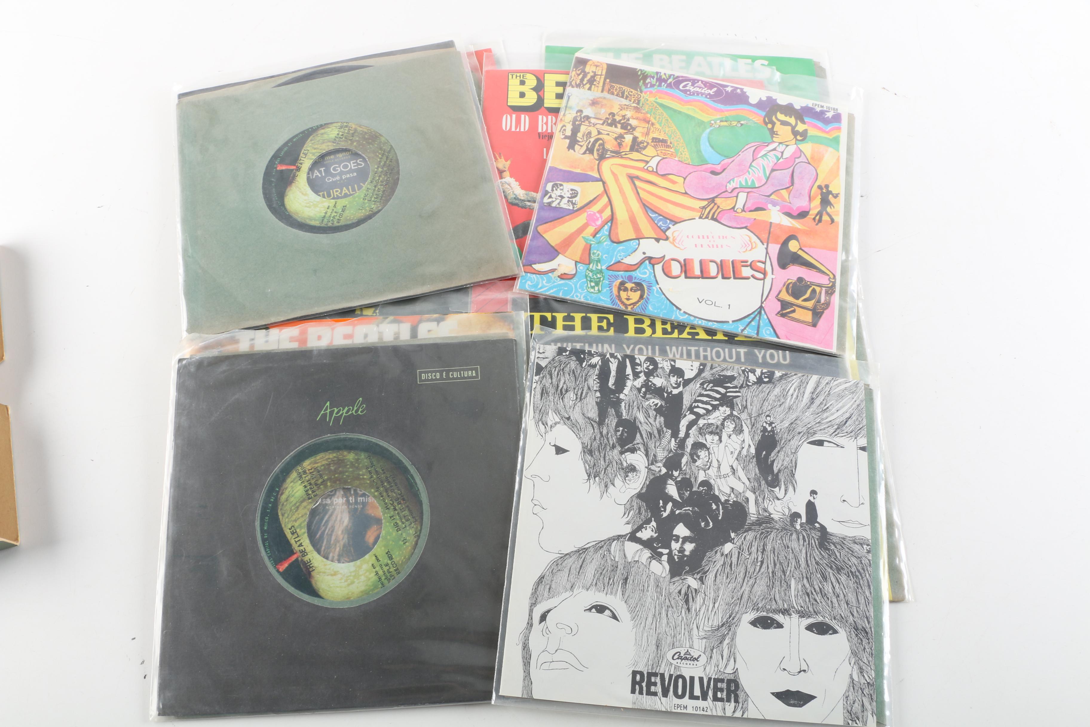 The Beatles "Collection Of 12 EP's Vol 3" Mexican 7" Record Box Set